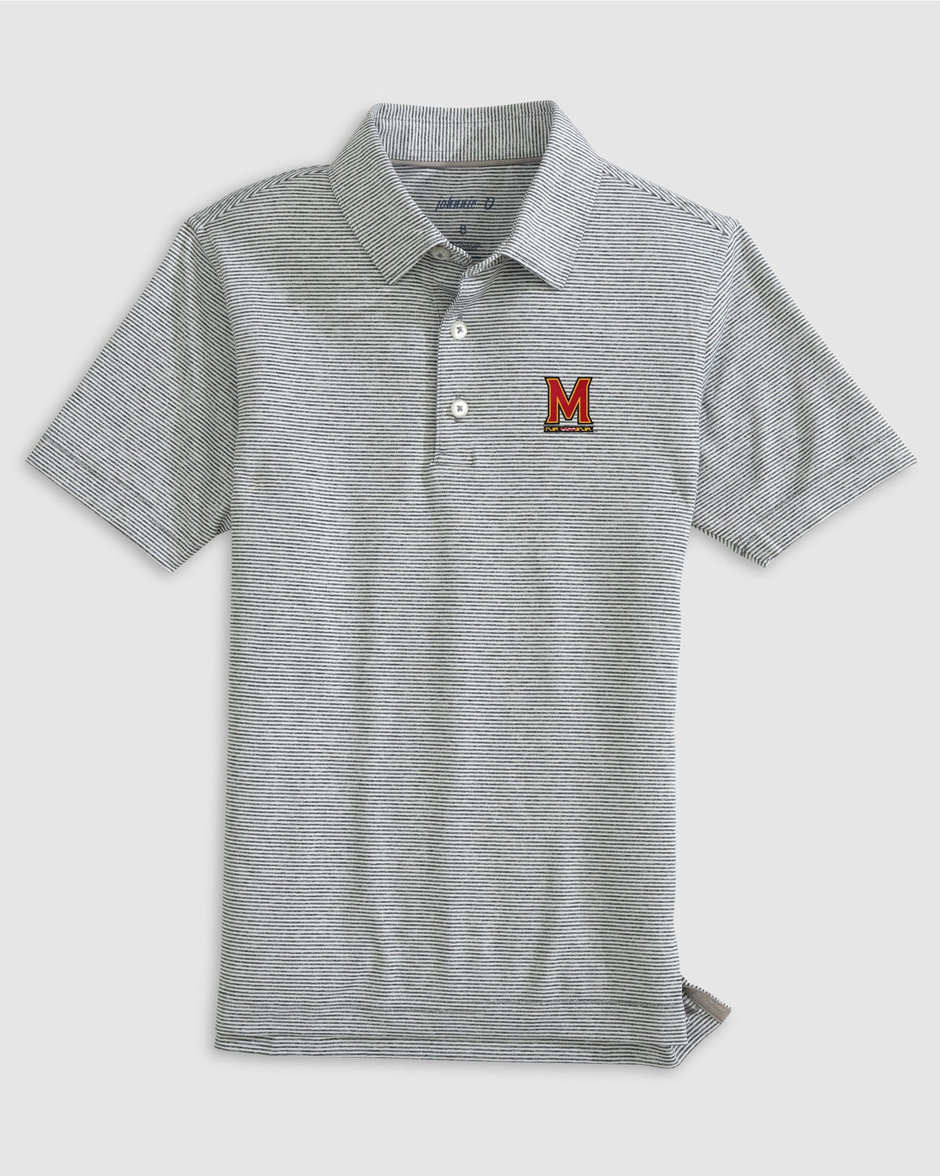 Maryland Lyndonn Jr. Striped Jersey Performance Polo - Image 7