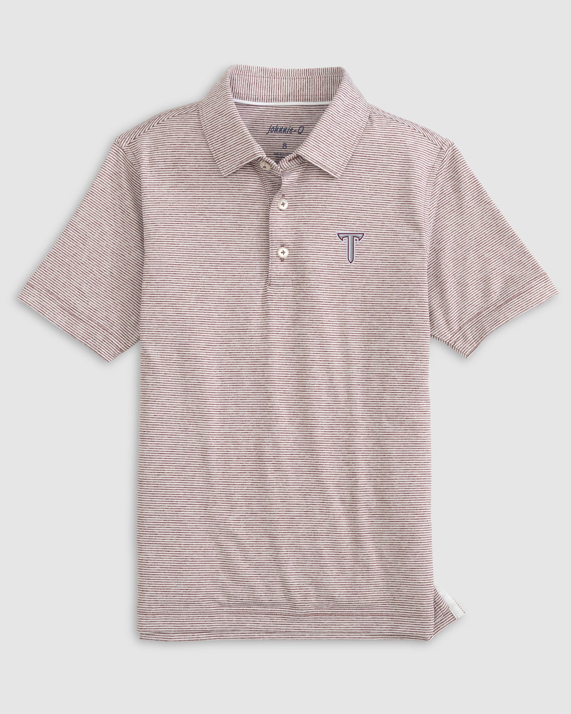 Troy Lyndonn Jr. Striped Jersey Performance Polo - Image 6