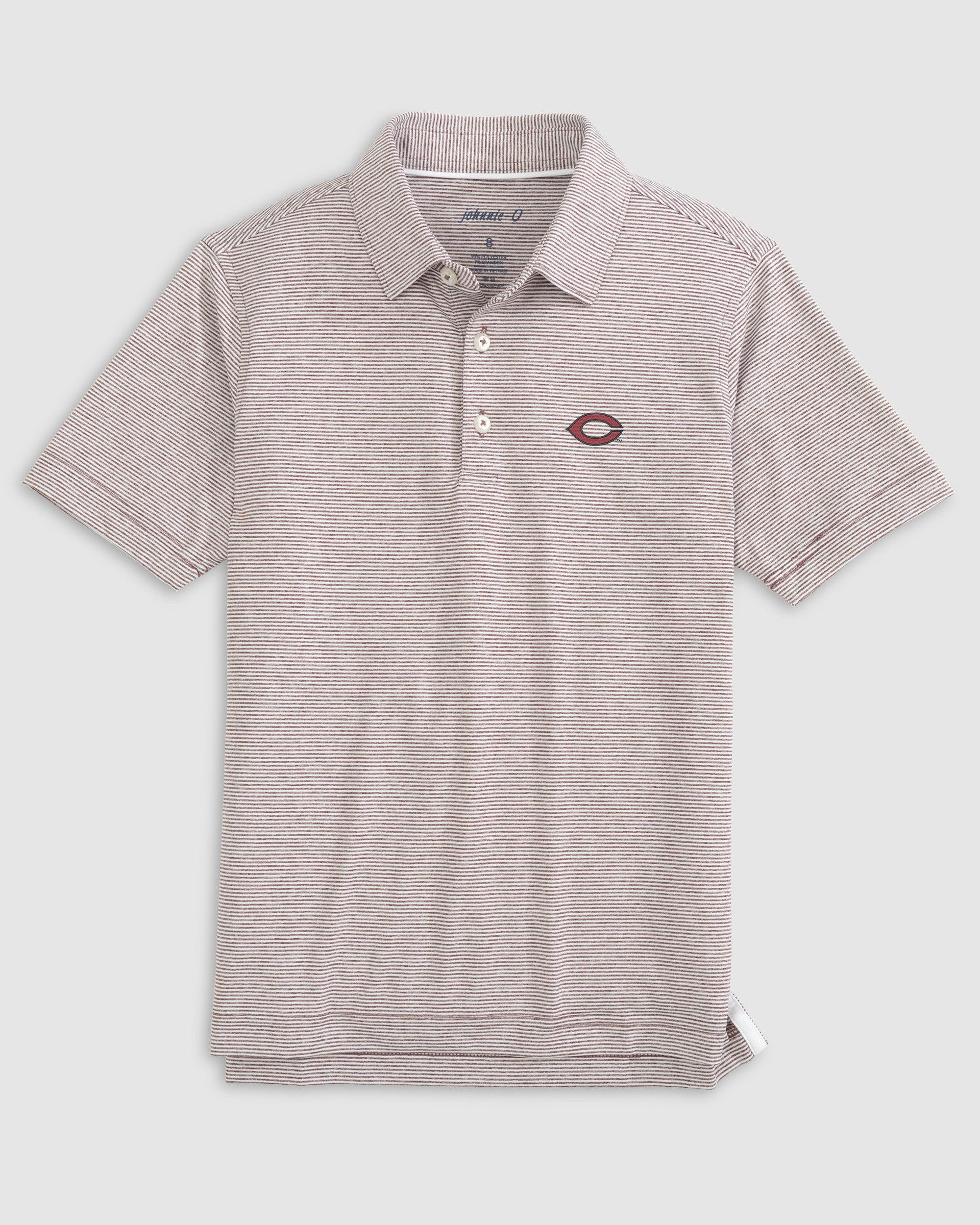 University of Chicago Lyndonn Jr. Striped Jersey Performance Polo - Image 5