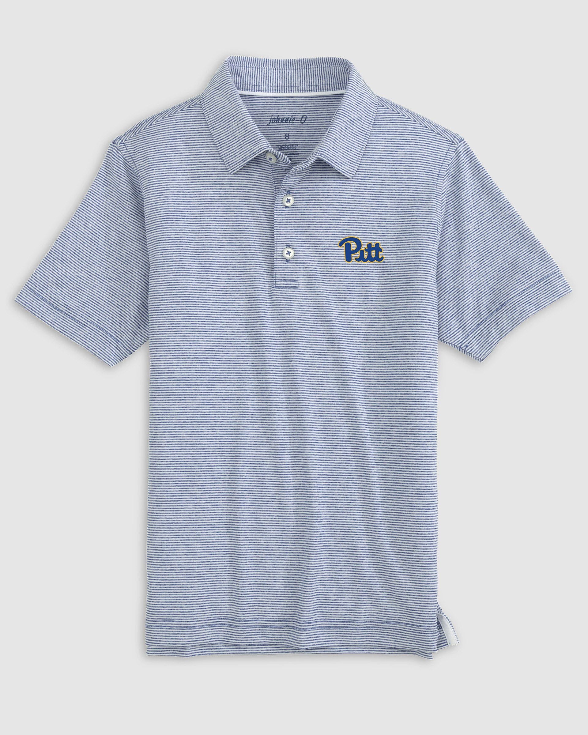 Pittsburgh Lyndonn Jr. Striped Jersey Performance Polo - Image 2
