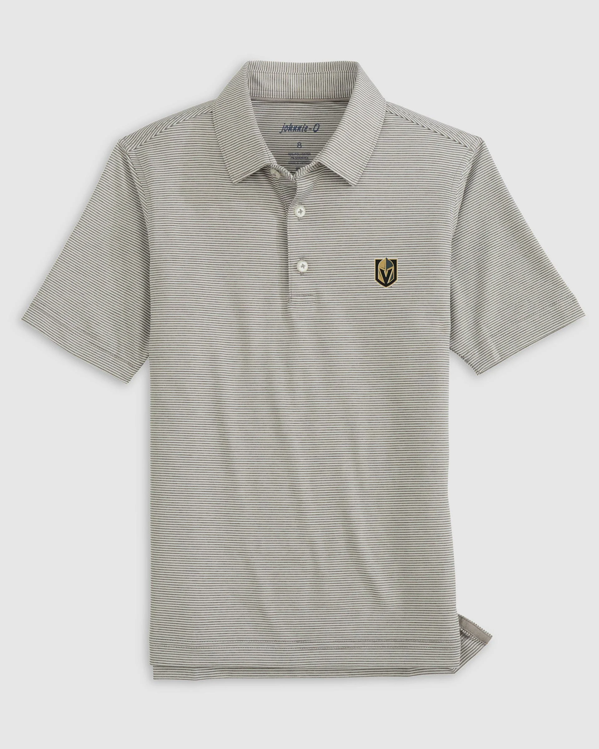 Vegas Golden Knights Lyndonn Jr. Striped Jersey Performance Polo