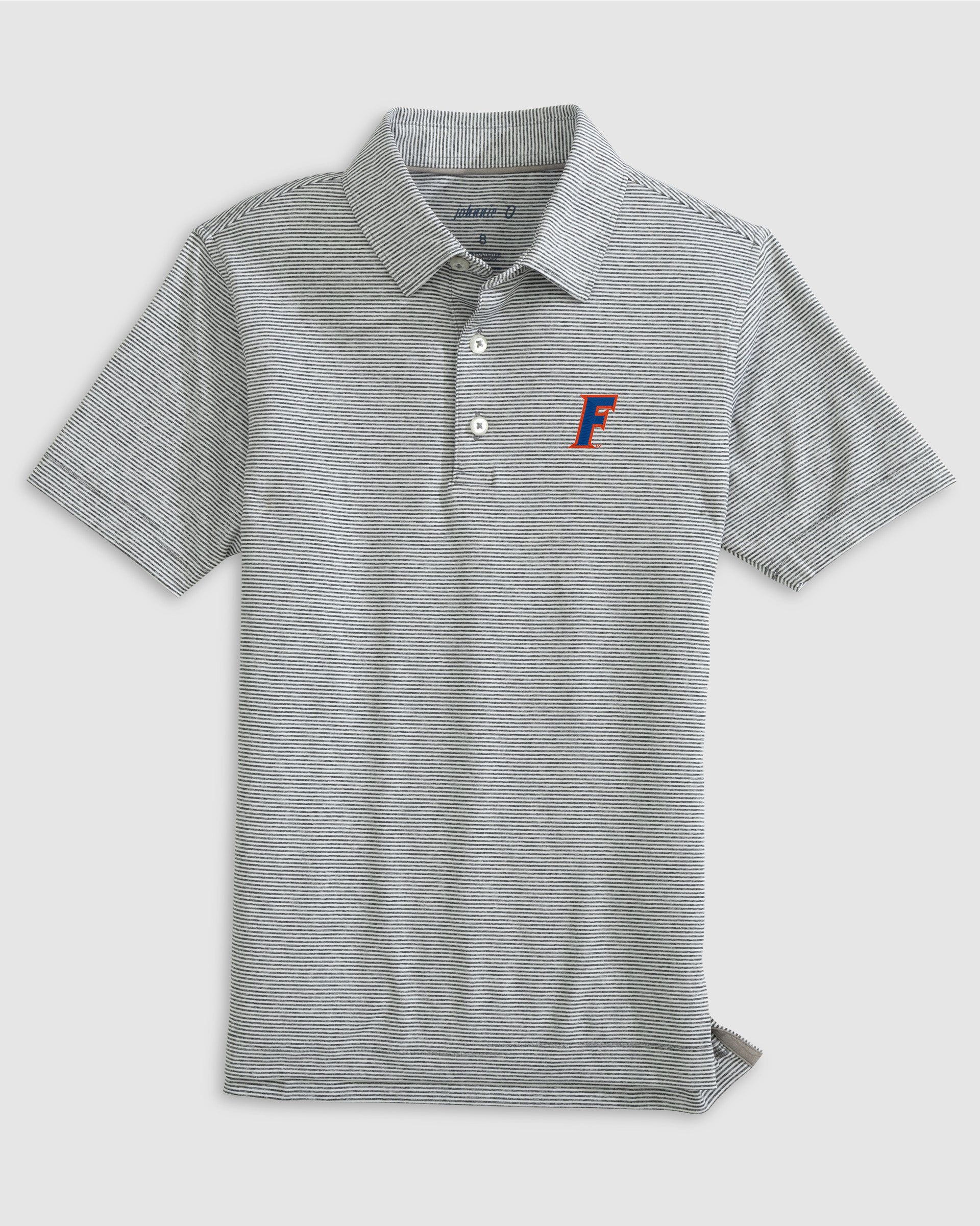 Florida Lyndonn Jr. Striped Jersey Performance Polo - F Logo - Image 2