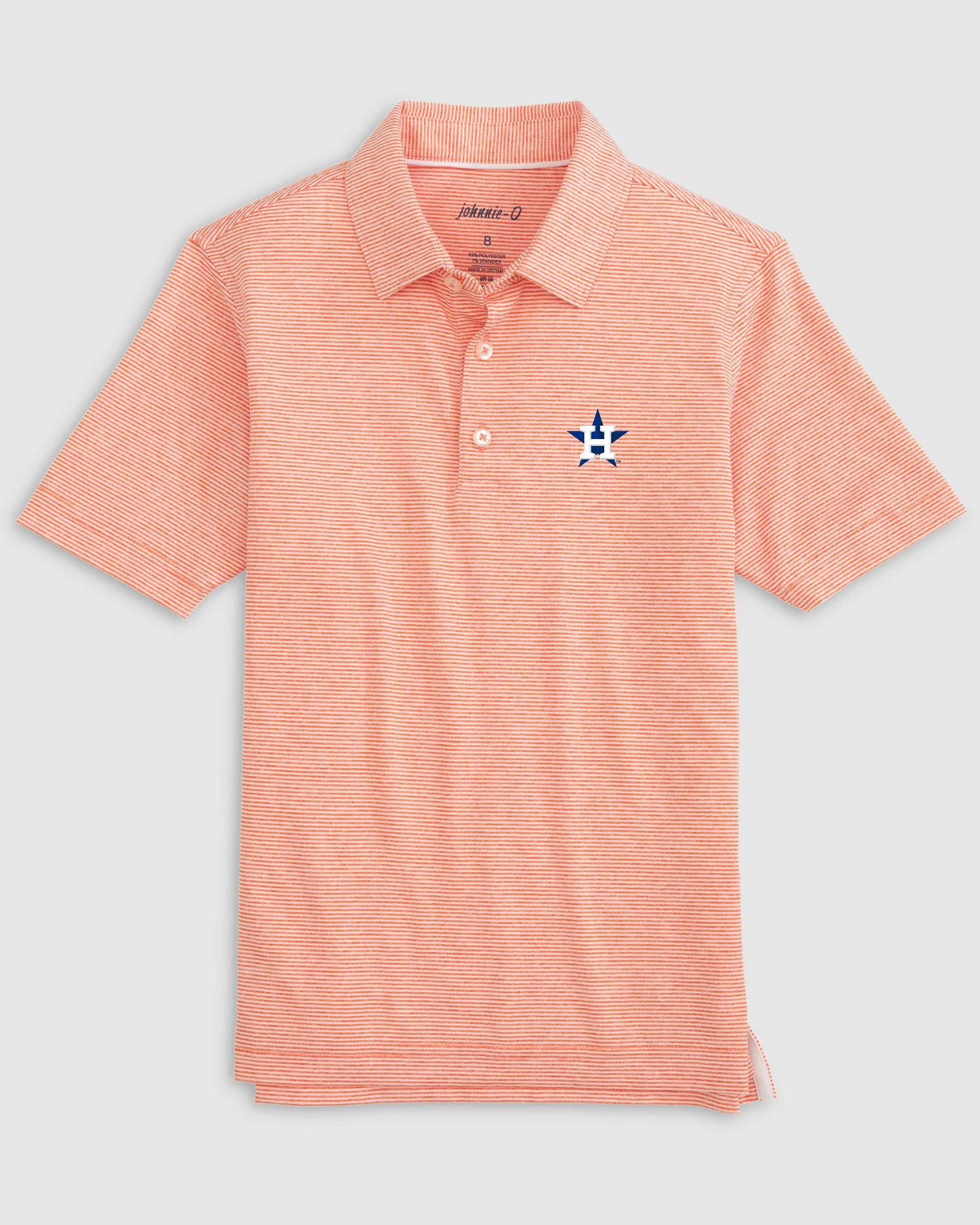 Houston Astros Lyndonn Jr. Striped Jersey Performance Polo - Image 3