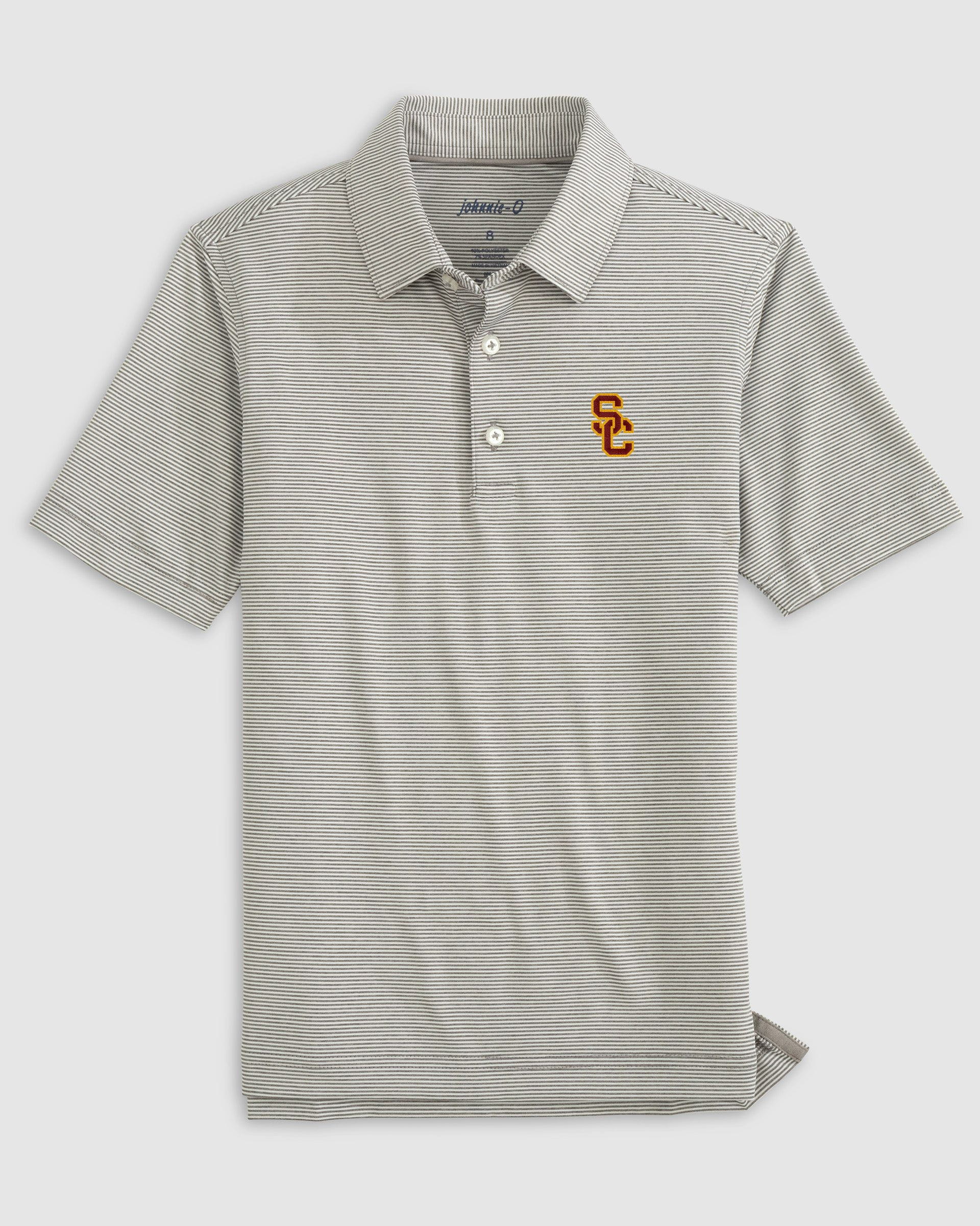 Southern California Lyndonn Jr. Striped Jersey Performance Polo - Image 2