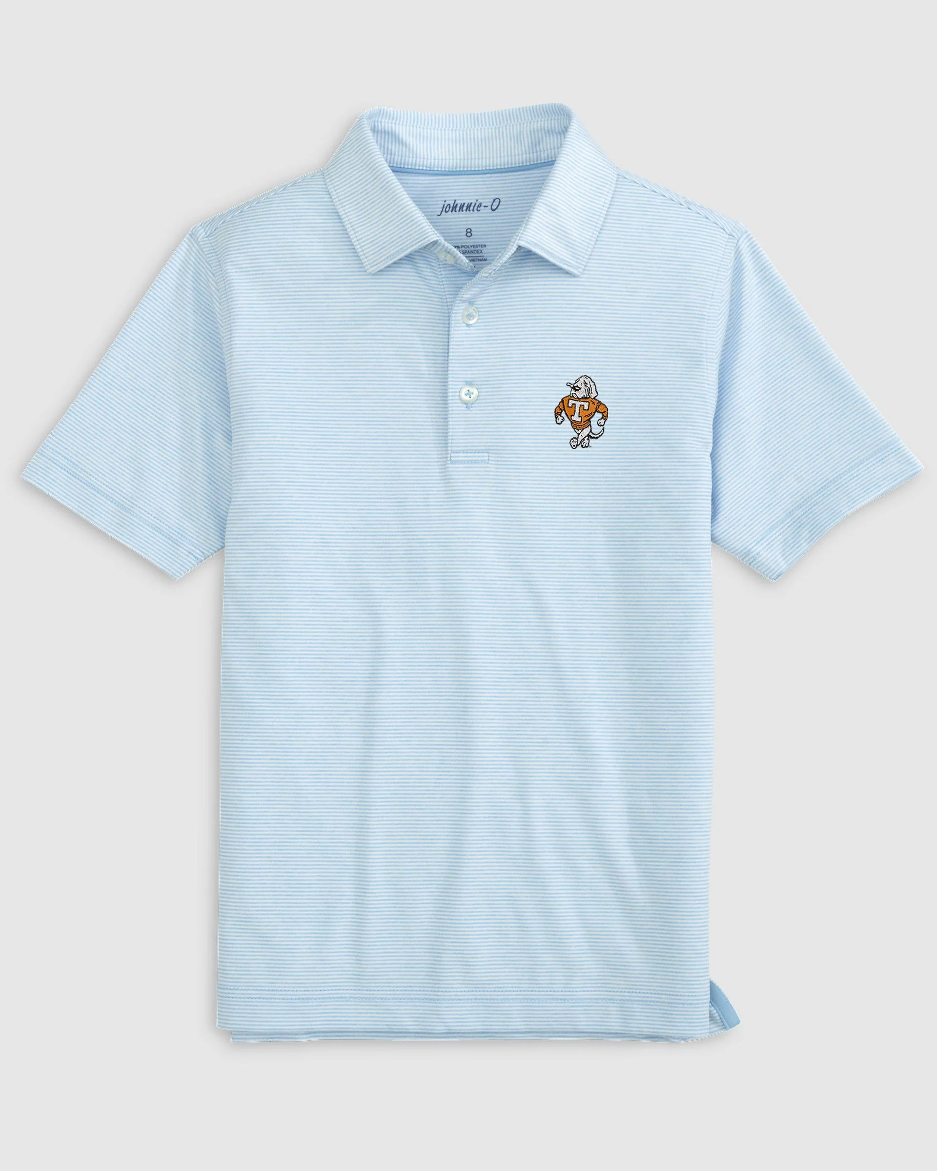 Tennessee Lyndonn Striped Performance Jersey Polo Jr. - Vault Logo