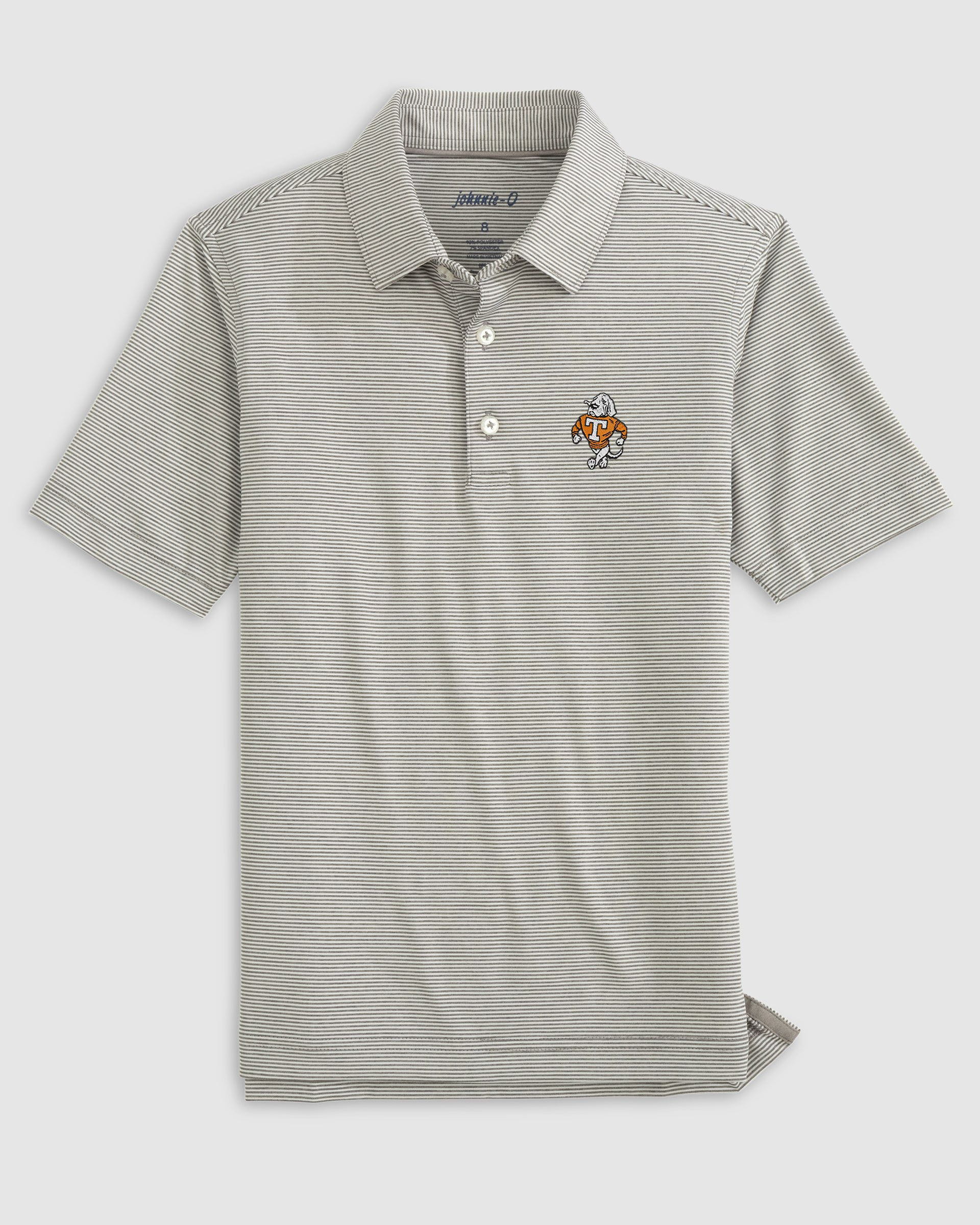 Tennessee Lyndonn Striped Performance Jersey Polo Jr. - Vault Logo - Image 4