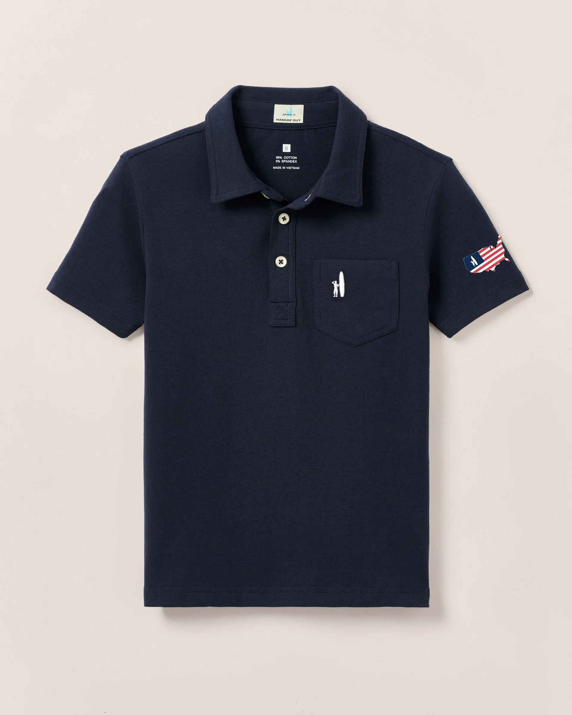 Original Jr. 4-Button Polo - 250th Logo - Image 2