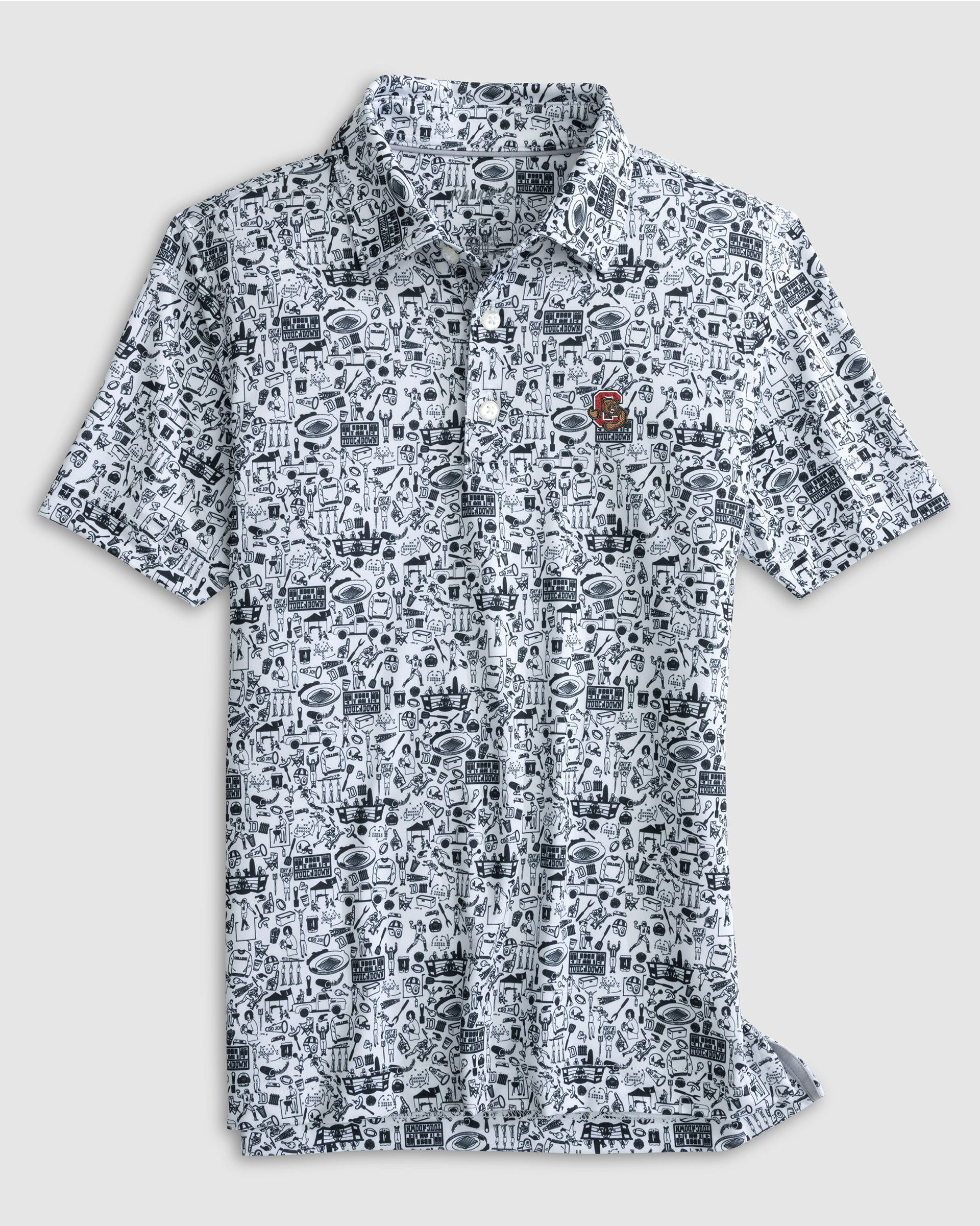 Cornell University Tailgater Jr. Printed Jersey Performance Polo