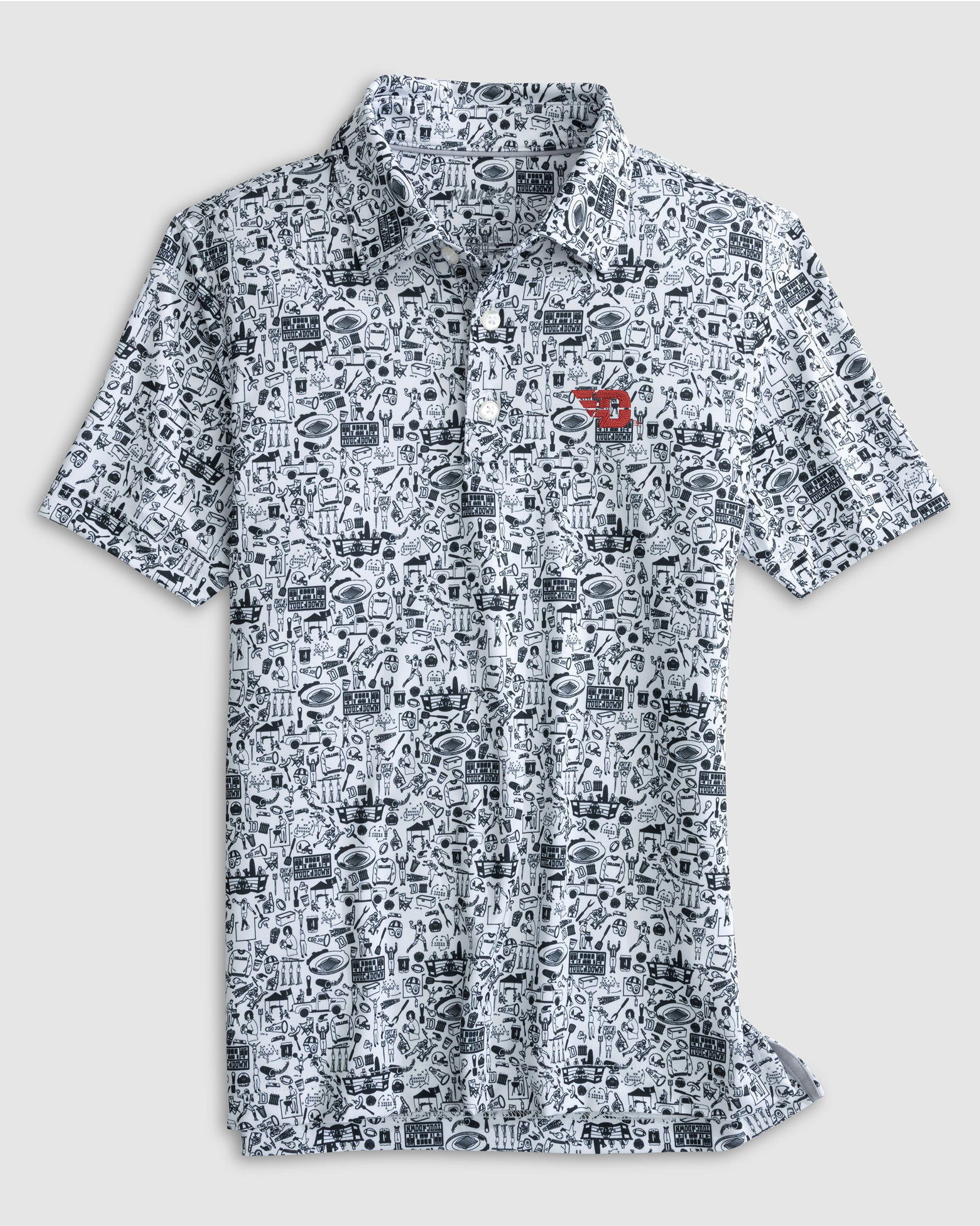University of Dayton Tailgater Jr. Printed Jersey Performance Polo