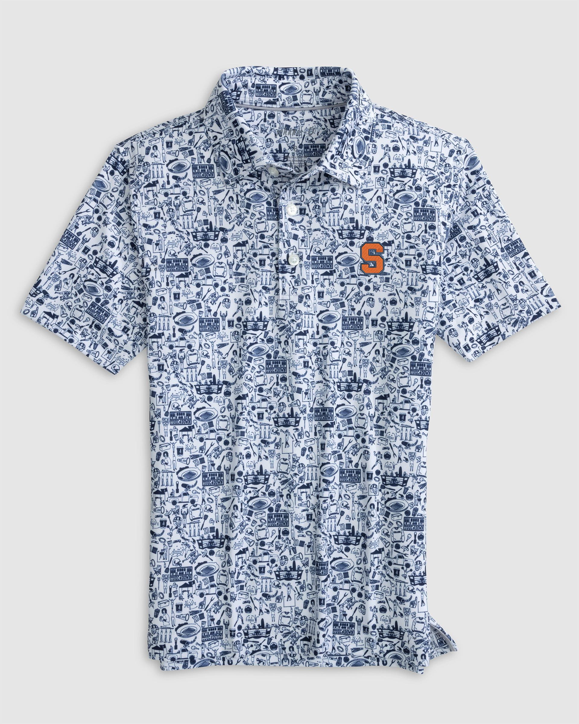 Syracuse Tailgater Printed Performance Jersey Polo Jr.