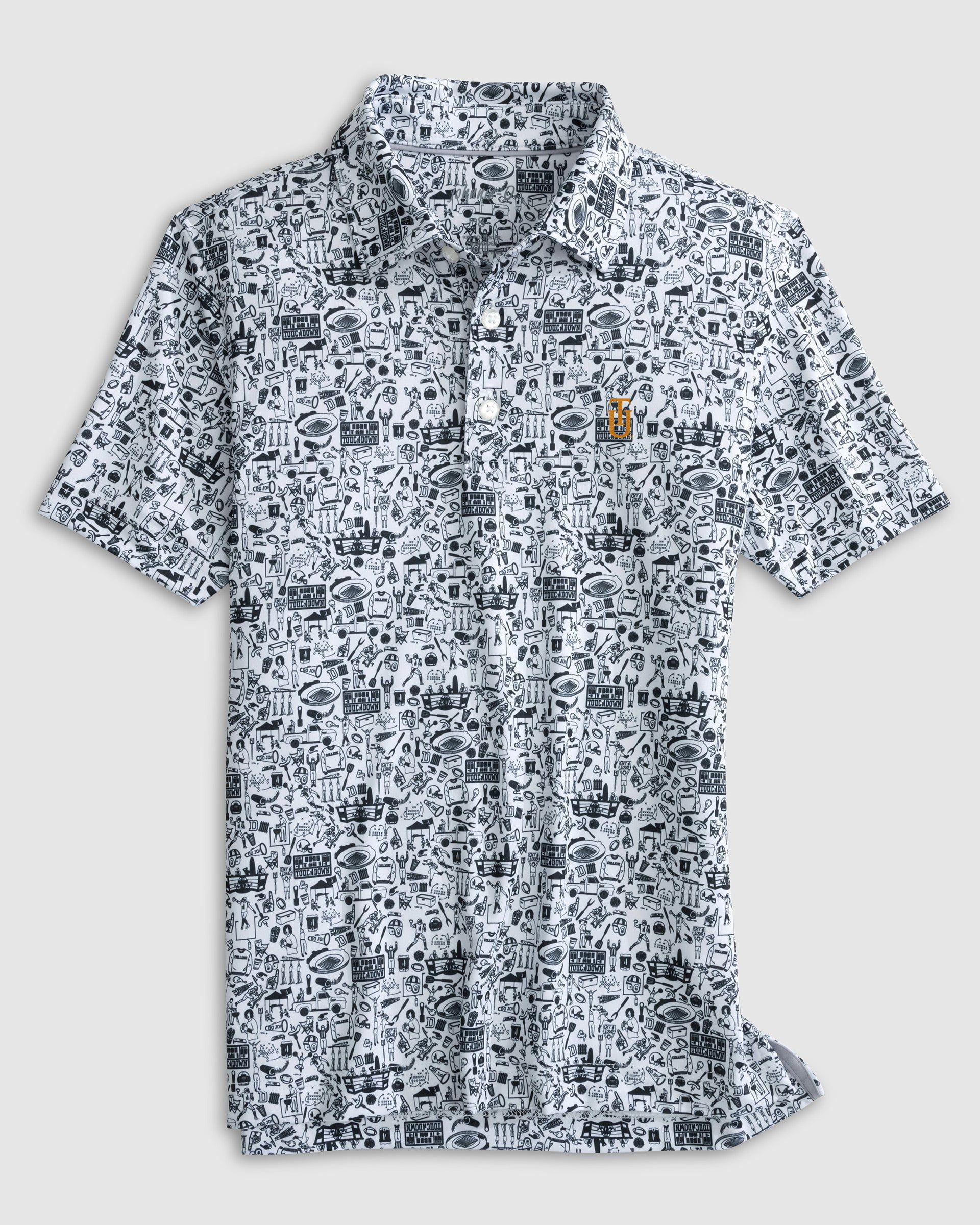 Tuskegee University Tailgater Jr. Printed Jersey Performance Polo
