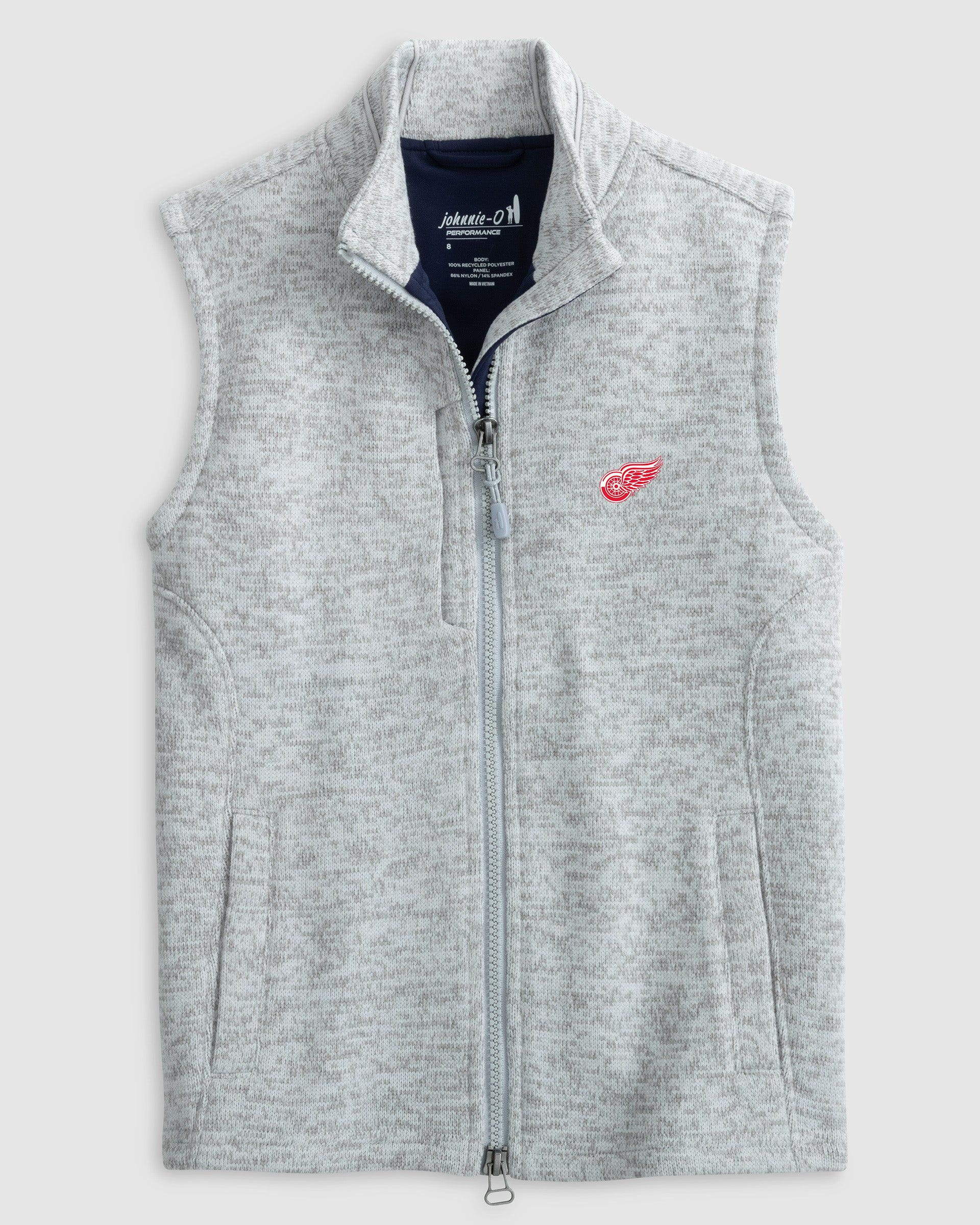 Detroit Redwings Denalis Jr. Performance Fleece Vest - Image 2