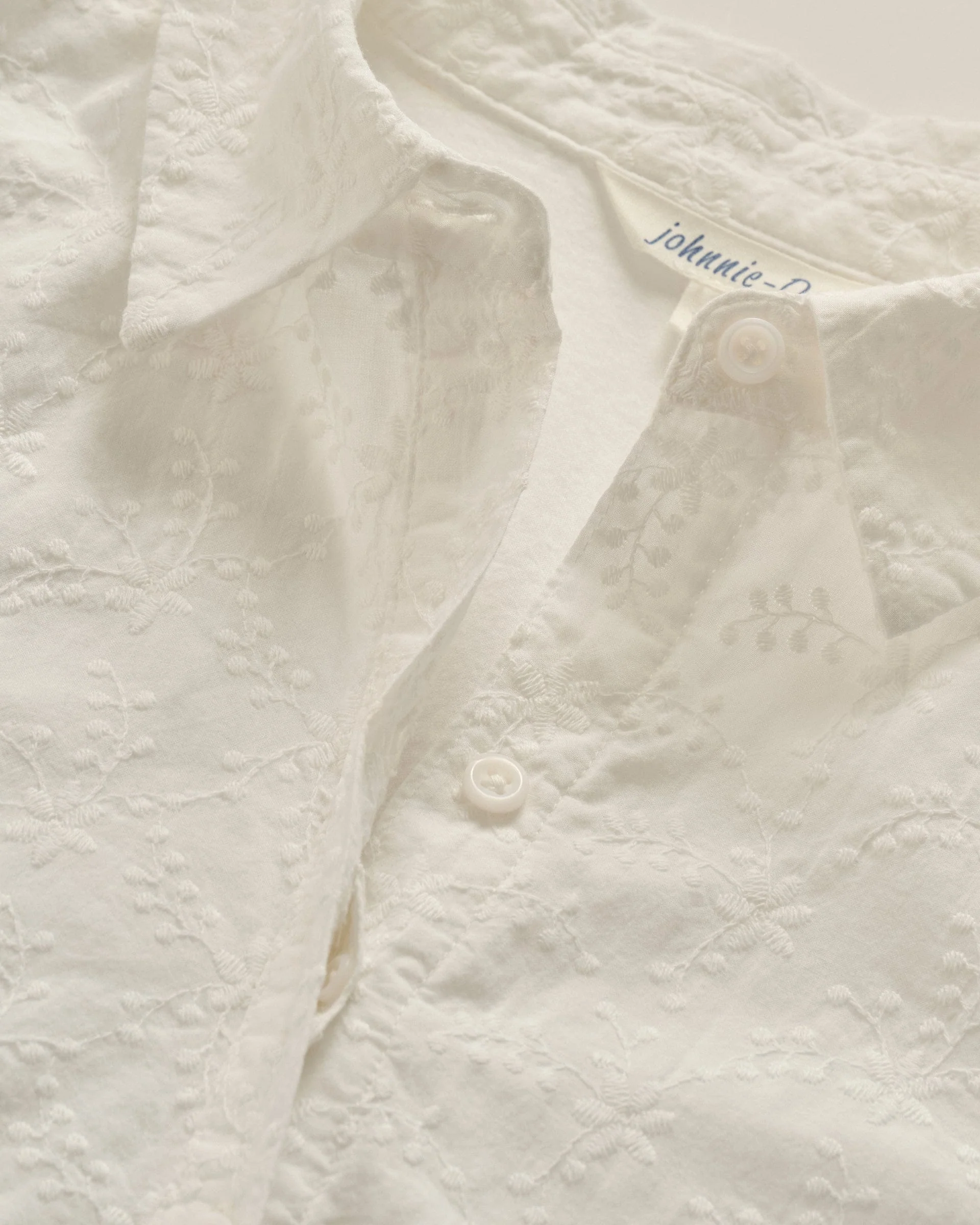 Jenna Embroidered Flared Shirt Dress - Image 9