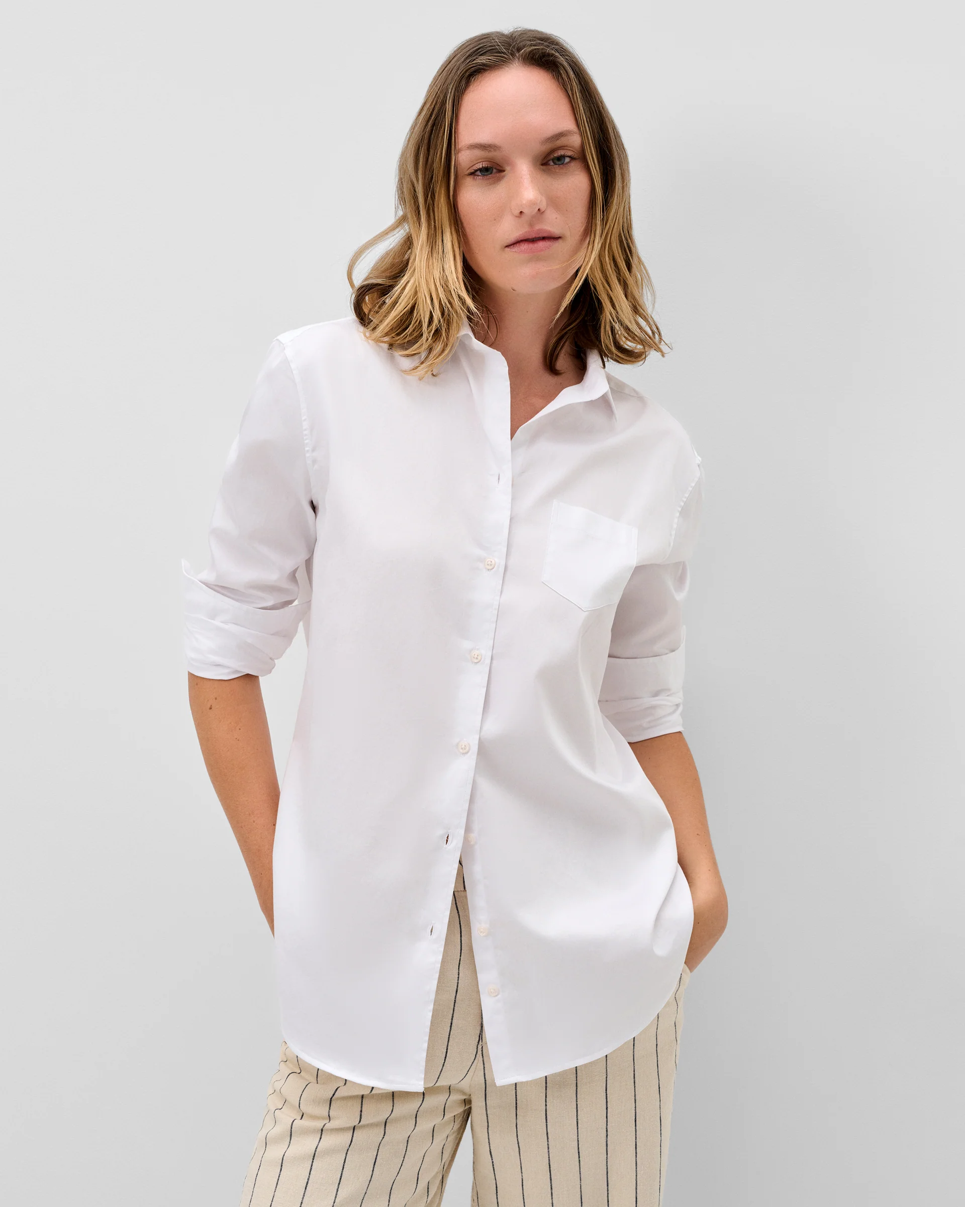 Jess Cotton Button-Down Shirt - Image 2