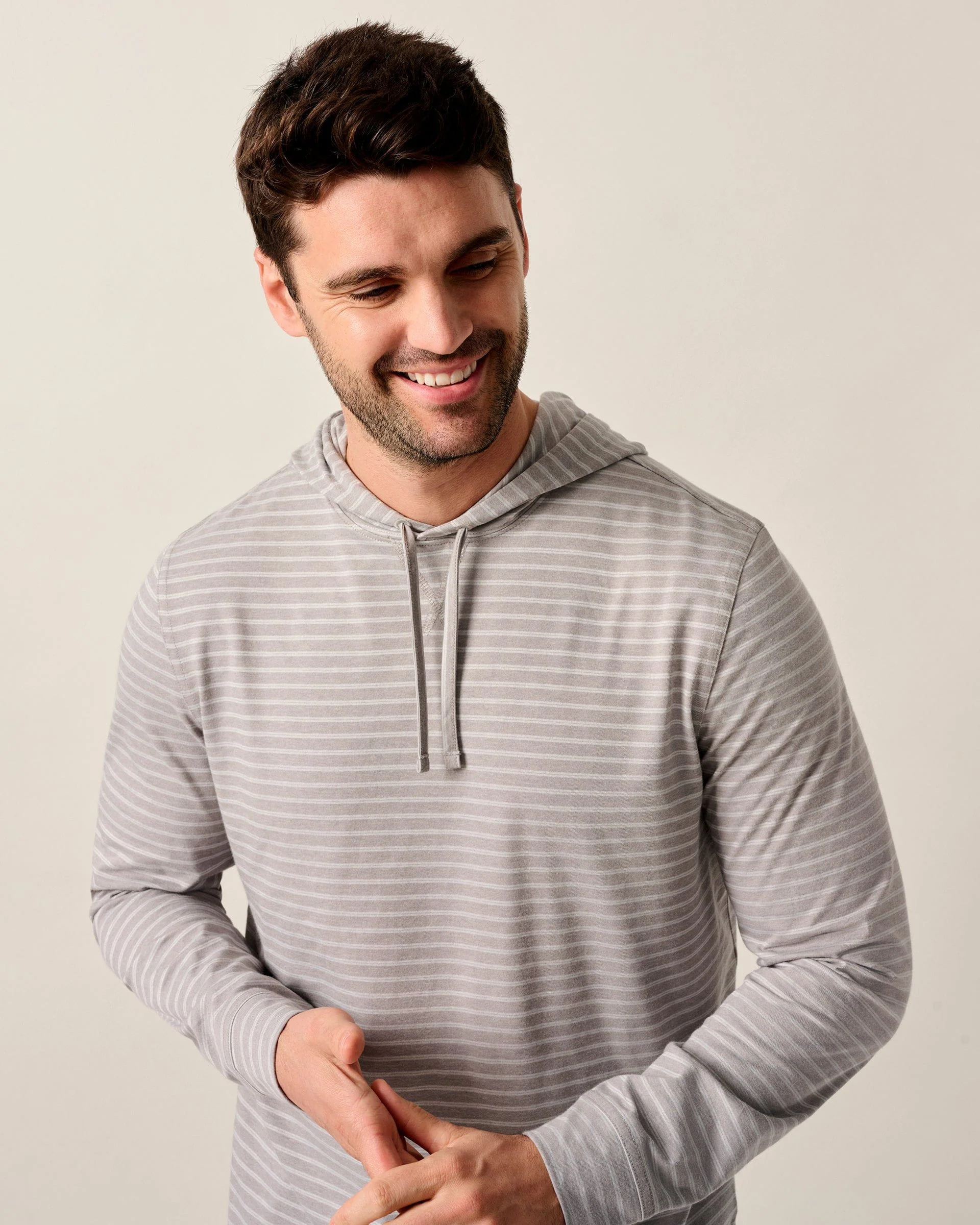 Wycliff Striped Long-Sleeve T-Shirt Hoodie - Image 4