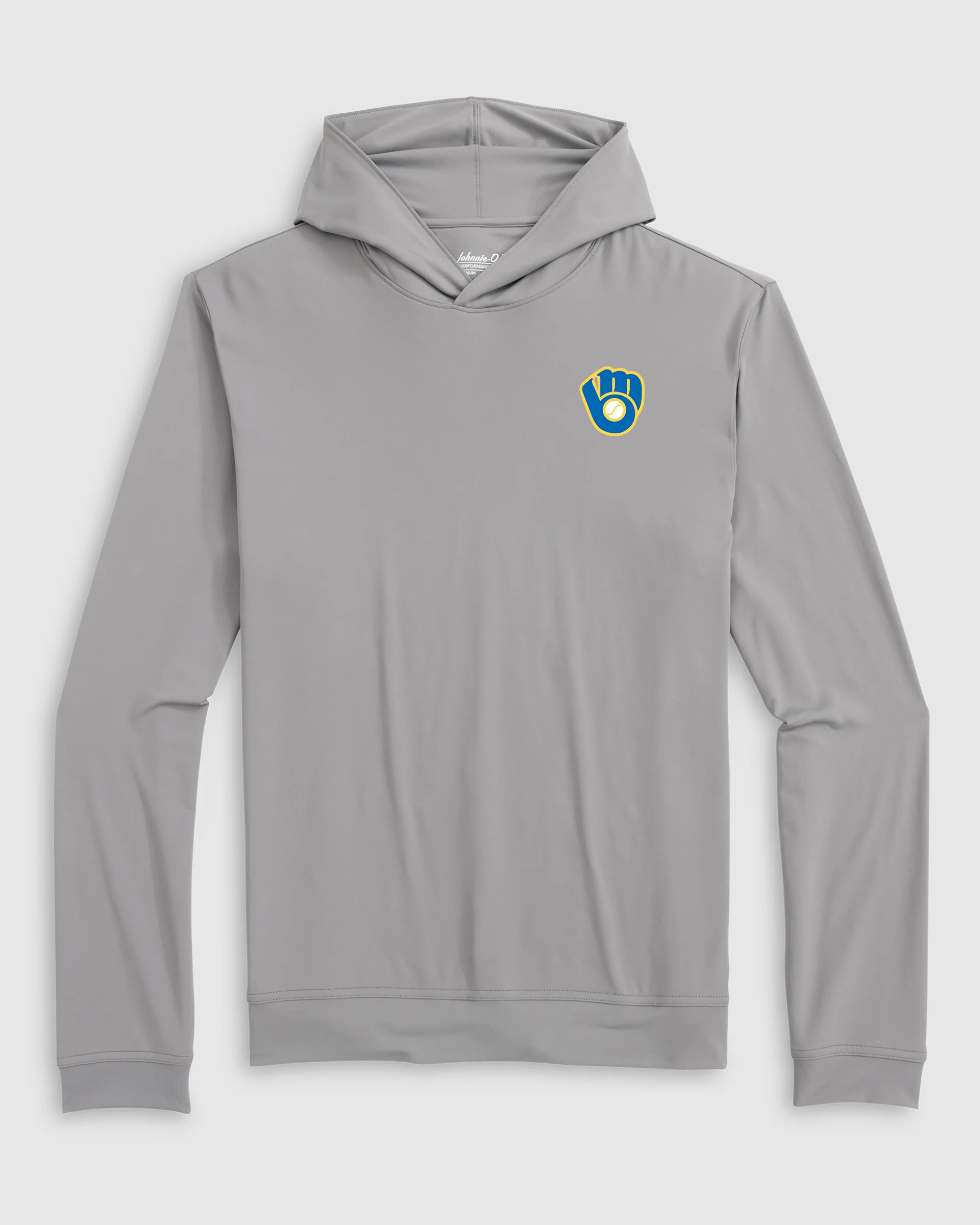Milwaukee Brewers Motion Performance Hoodie - Cooperstown Logo - Image 2