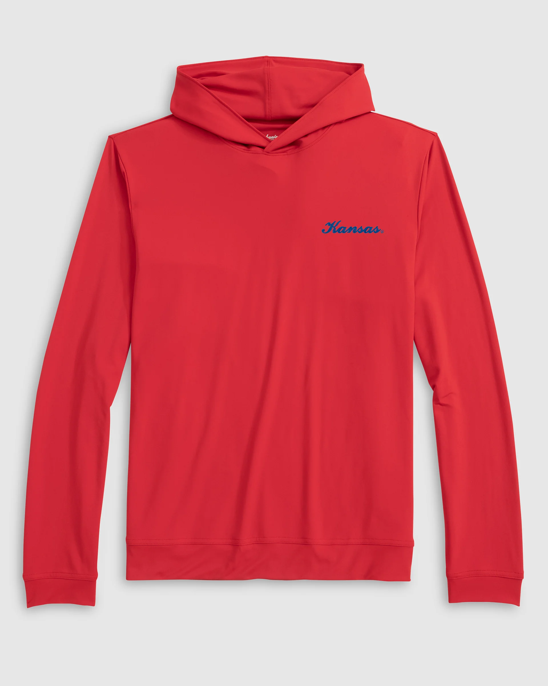 University of Kansas Motion Performance Hoodie - Script Logo - Image 3