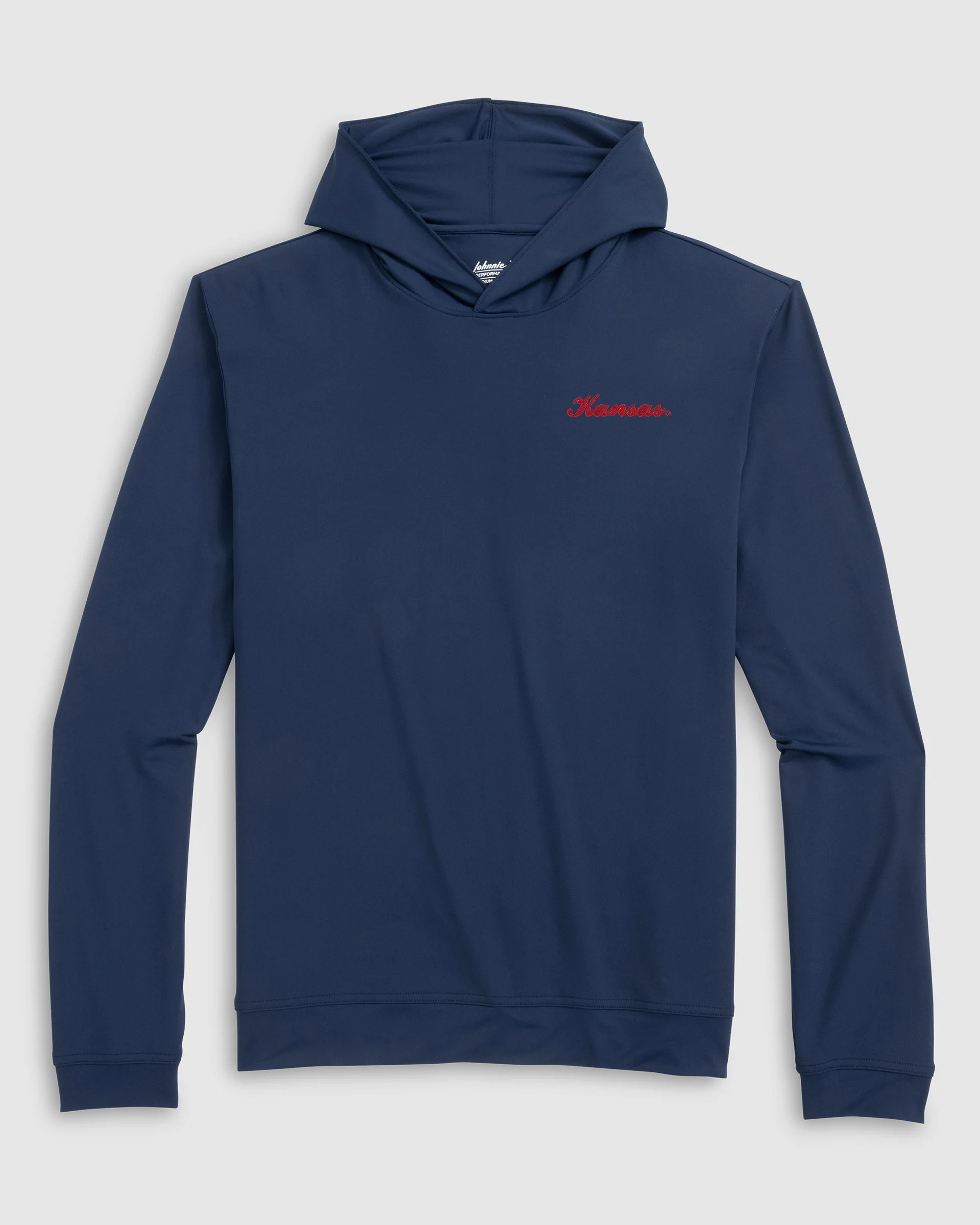 University of Kansas Motion Performance Hoodie - Script Logo - Image 7