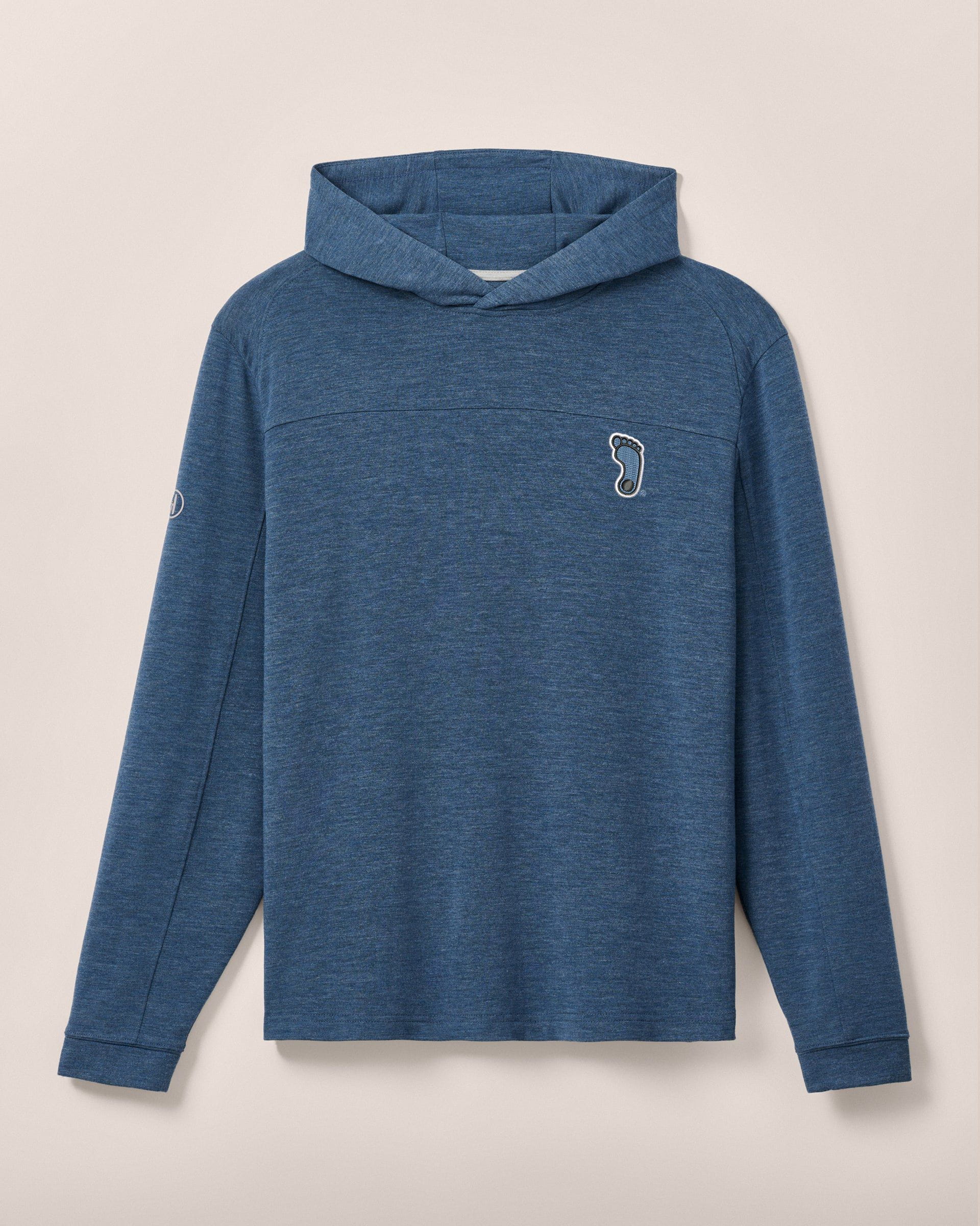 University of North Carolina Remmy Midweight Performance Hoodie - Tar Heel Logo - Image 2