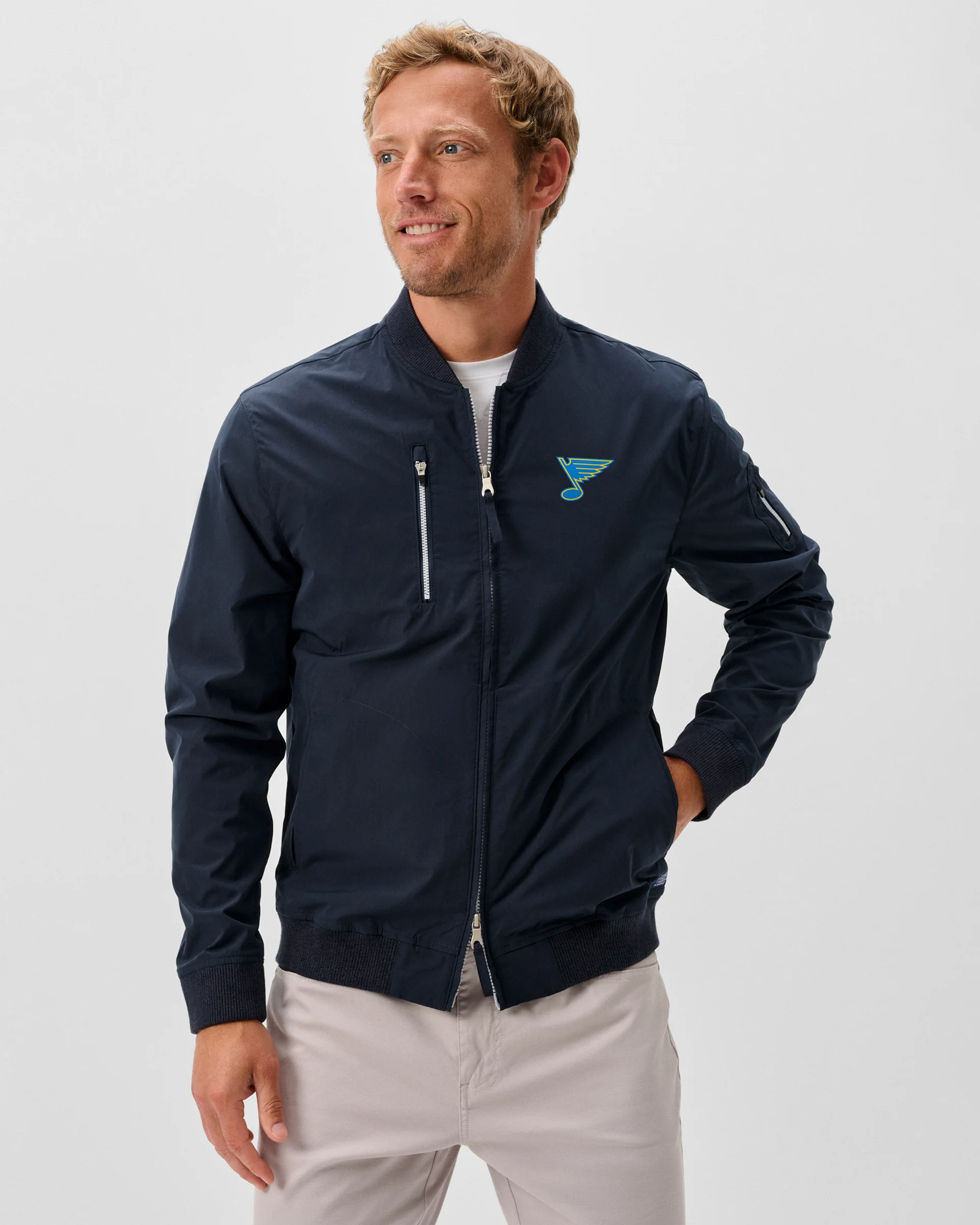 St. Louis Blues Corsair Bomber Jacket - Image 3