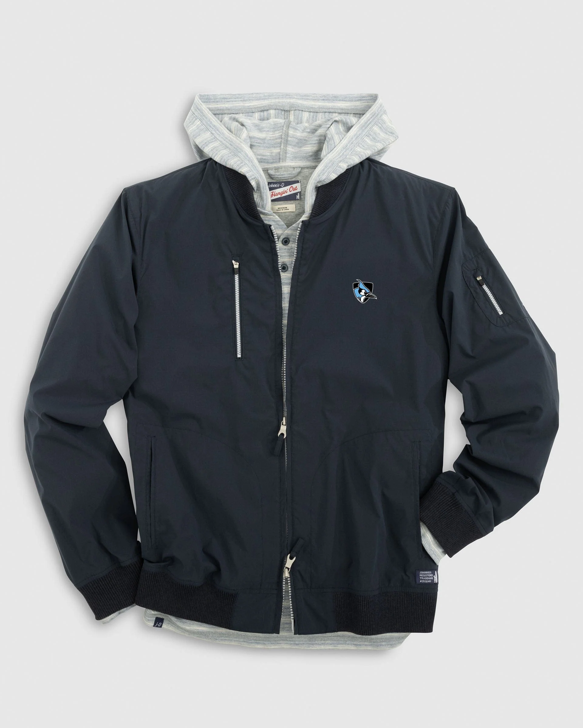 Johns Hopkins Corsair Bomber Jacket- Athletic Logo