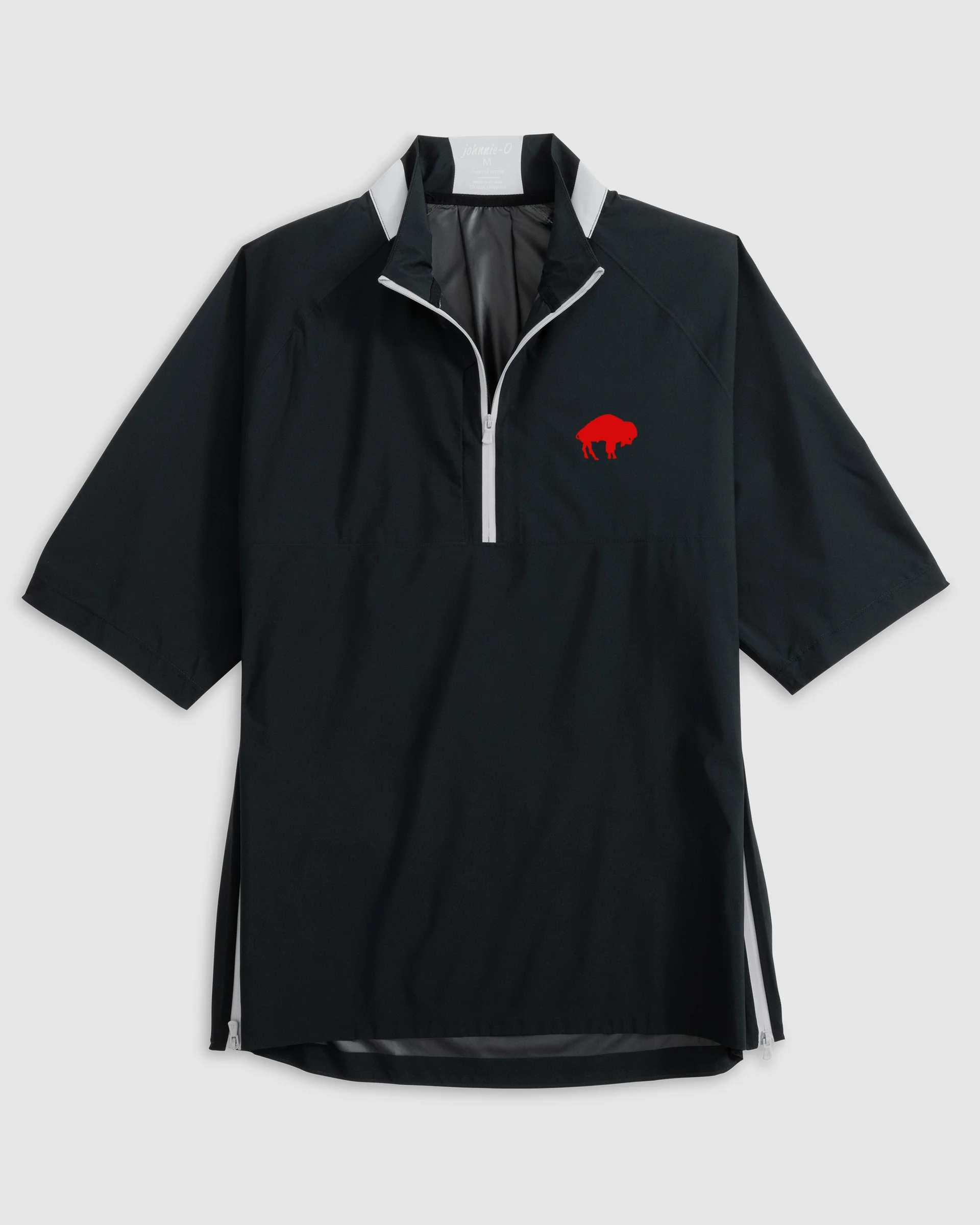 Buffalo Bills Stealth Stowable Short Sleeve Packable Rain Jacket - Classic Logo