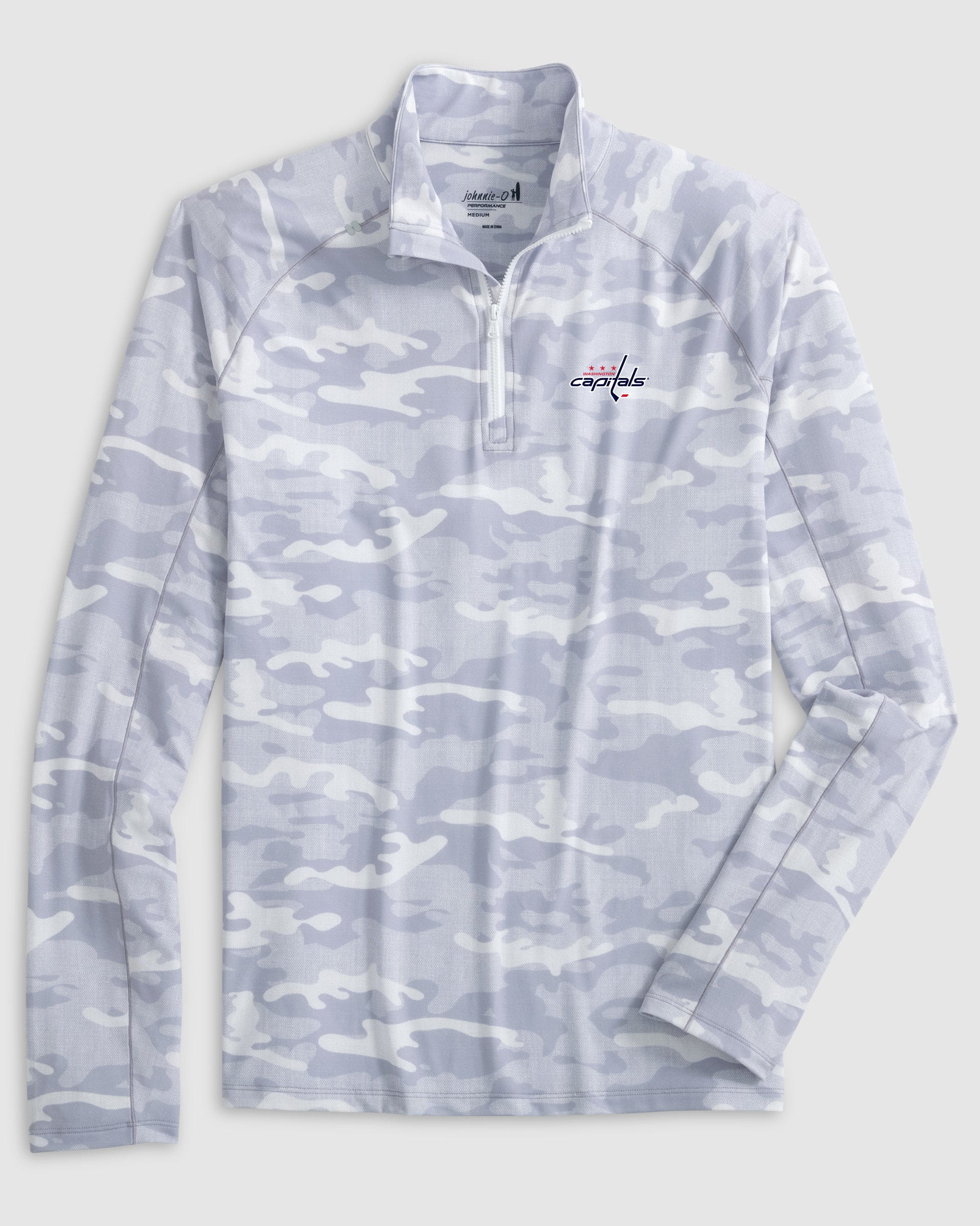 Washington Capitals Patton Performance Camo 1/4-Zip Pullover - Image 2