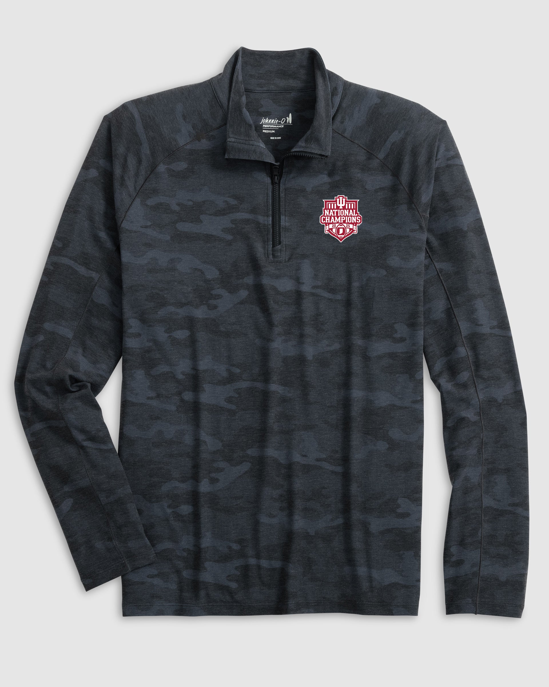 Indiana Patton Performance Camo 1/4 Zip - 2025 CFP Champions