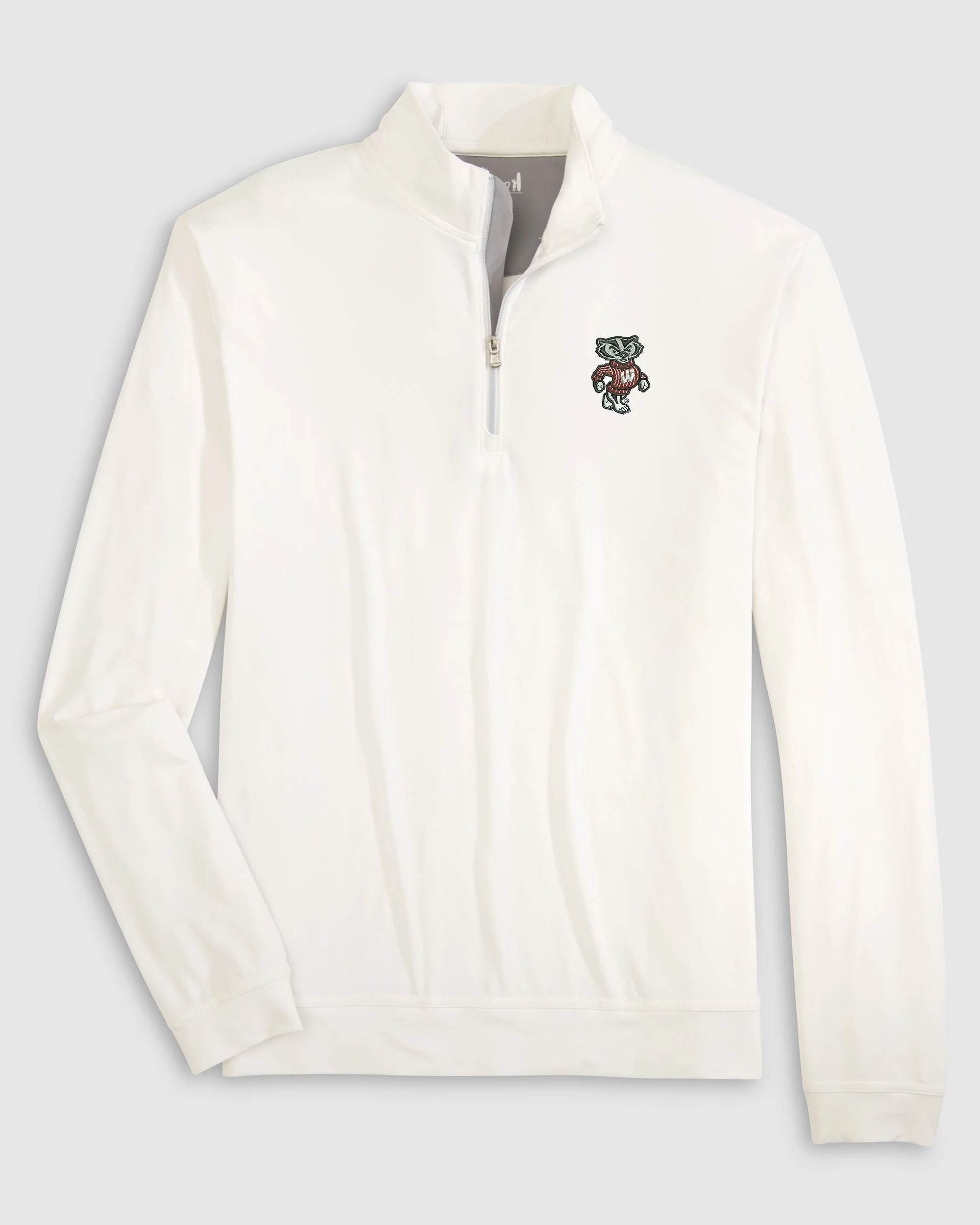 Wisconsin Motion Performance 1/4 Zip - Bucky Logo - Image 4