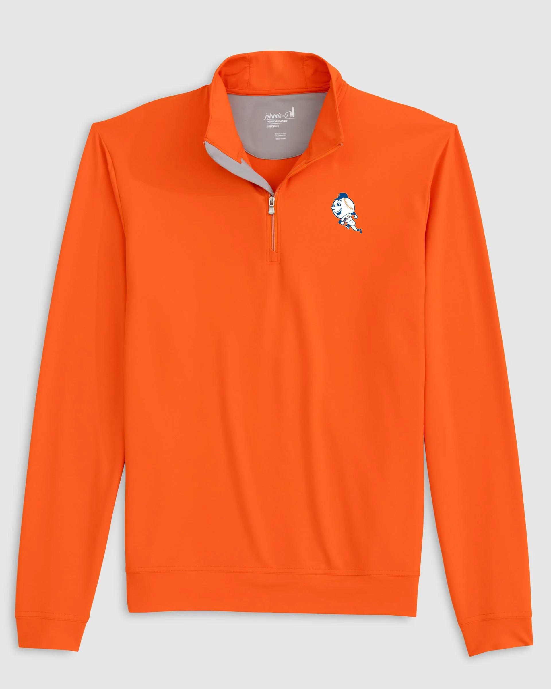 New York Mets Motion Performance 1/4 Zip - Cooperstown Logo