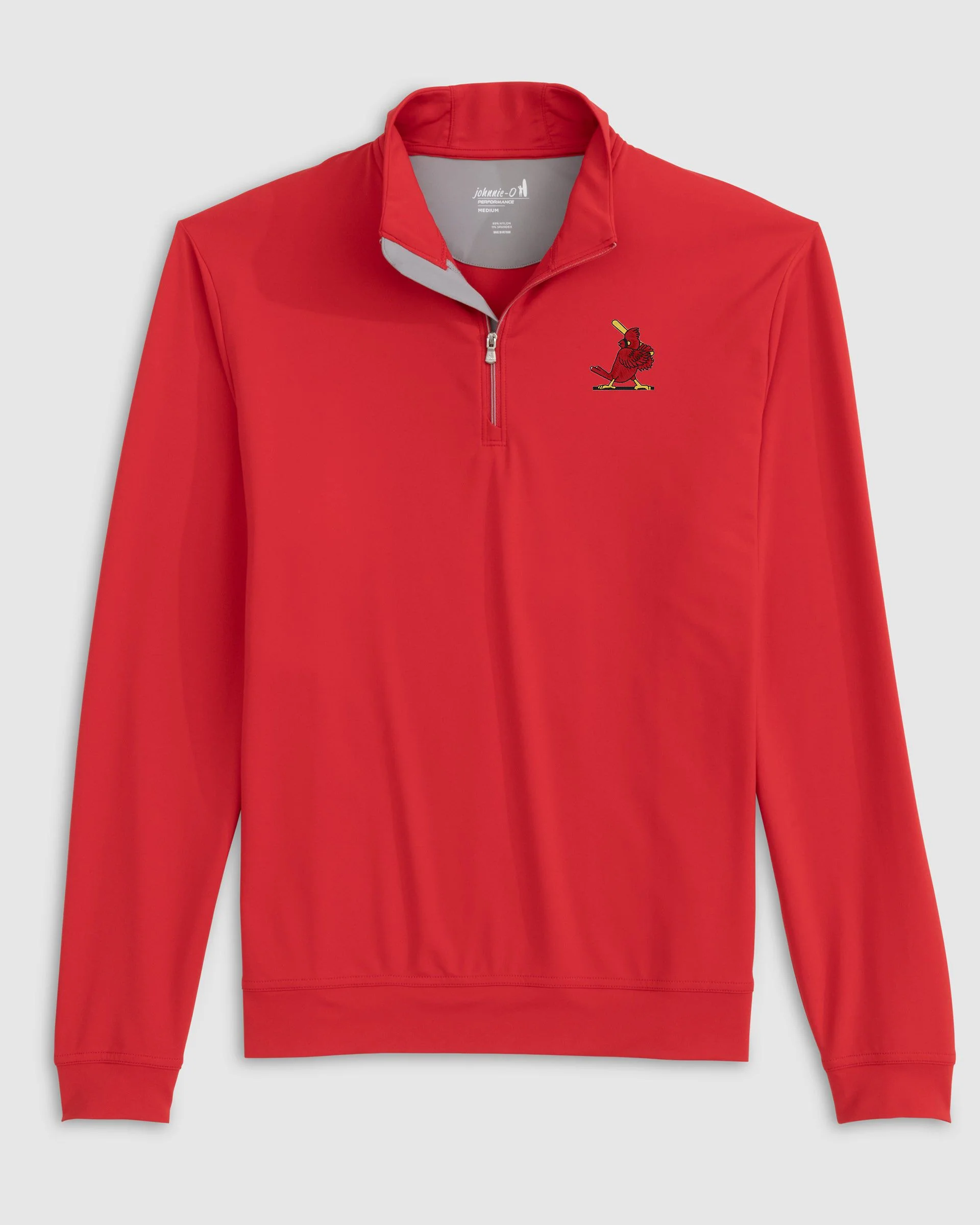 St. Louis Cardinals Motion Performance 1/4 Zip - Cooperstown Logo - Image 2
