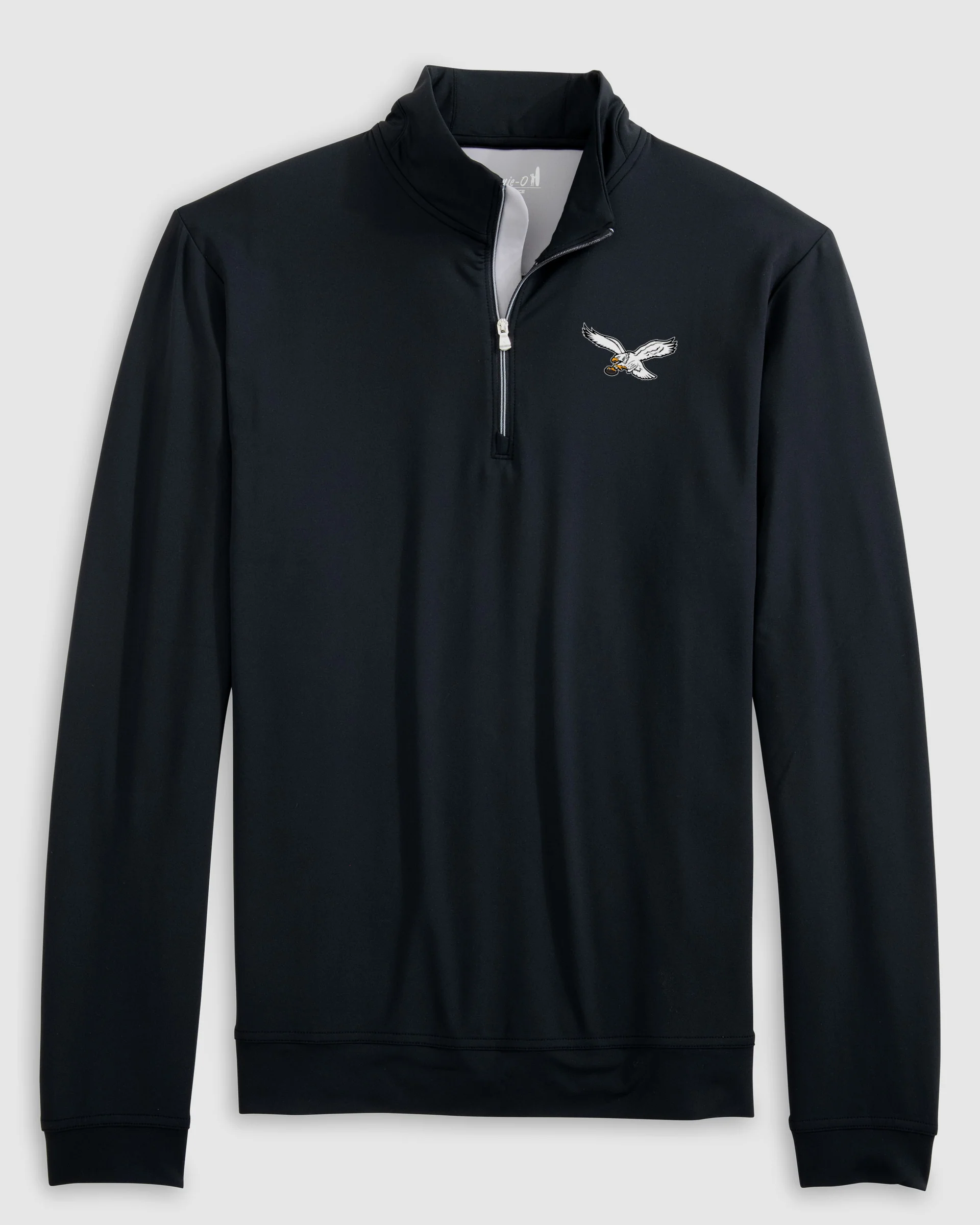 Philadelphia Eagles Motion Performance 1/4 Zip Pullover - Classic Logo - Image 2