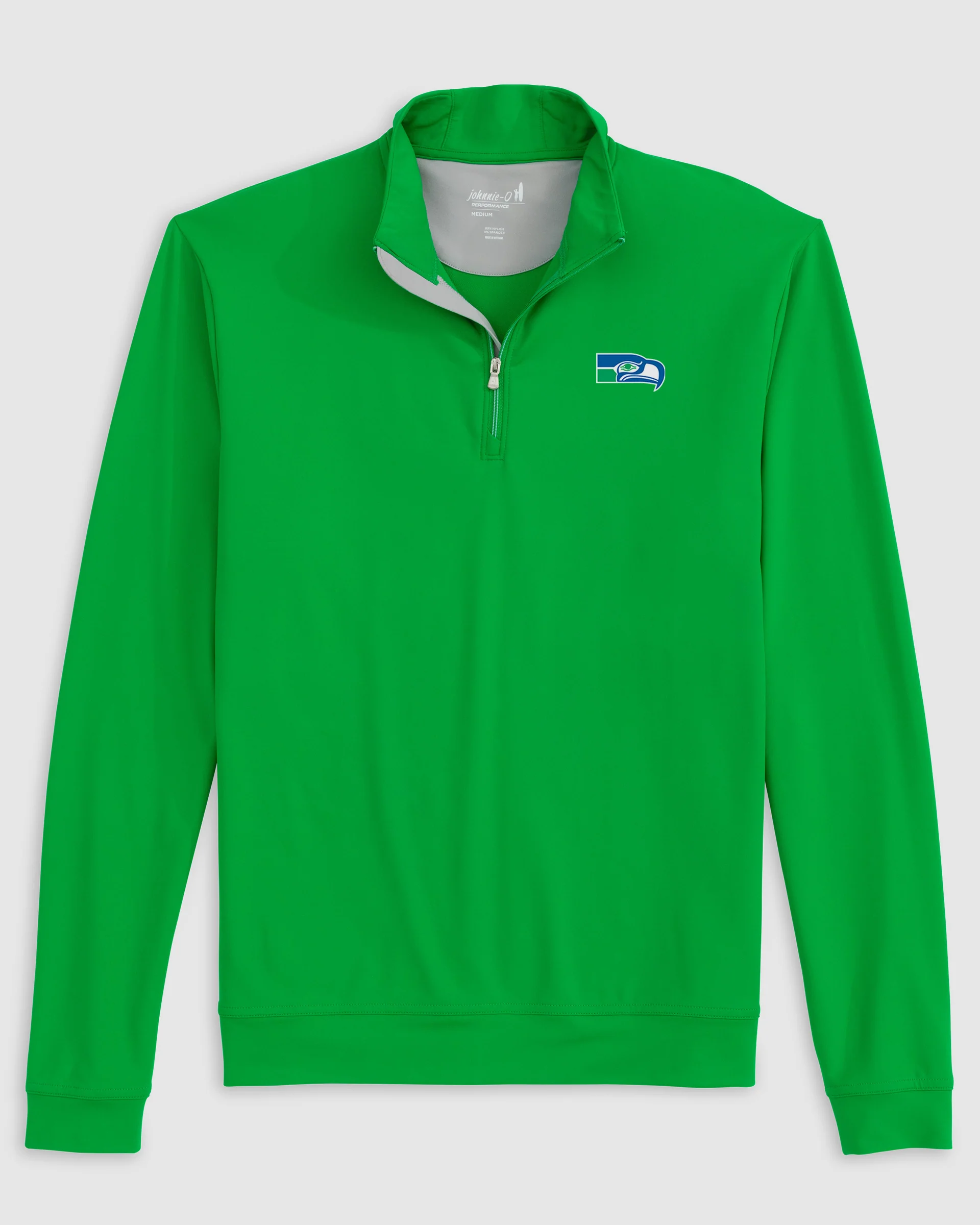 Seattle Seahawks Motion Performance 1/4 Zip Pullover - Classic Logo