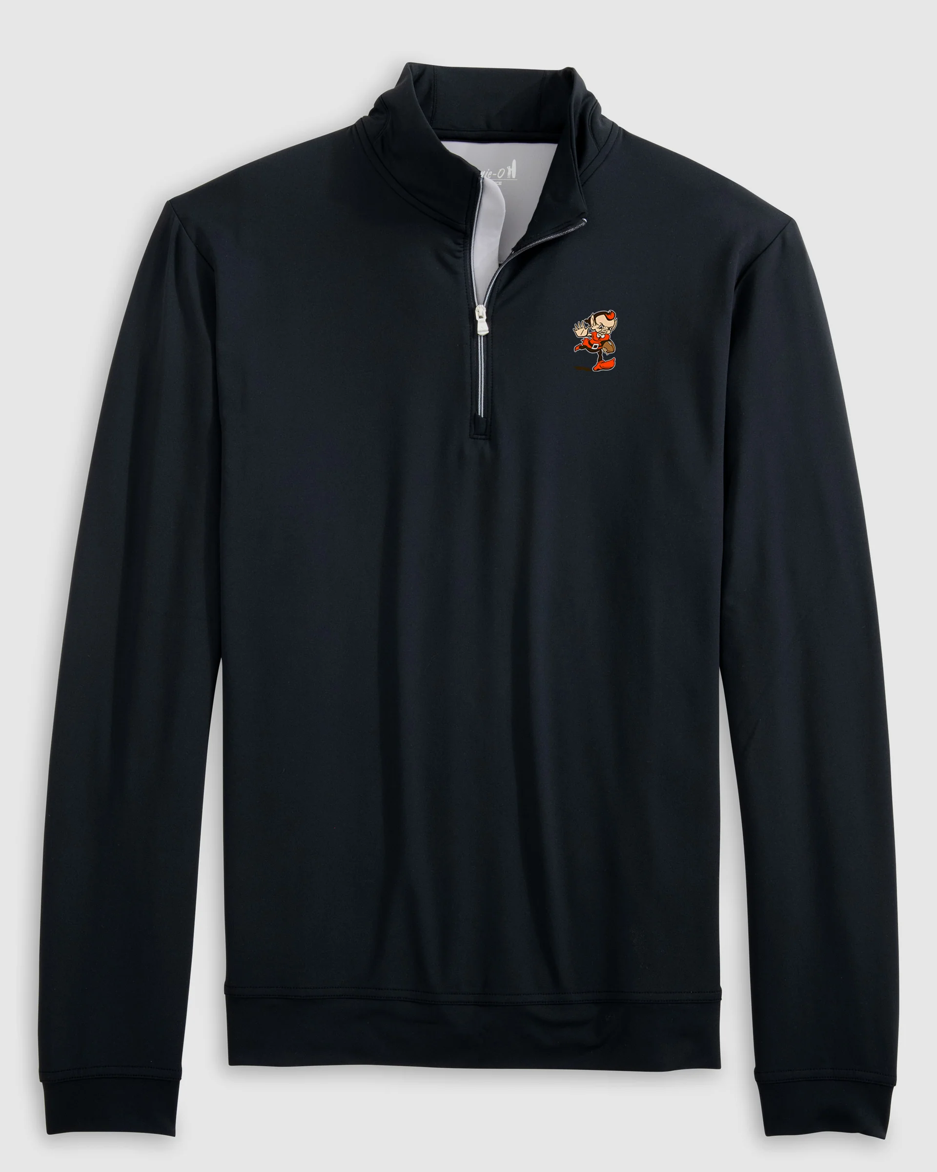 Cleveland Browns Motion Performance 1/4 Zip Pullover - Classic Logo - Image 2