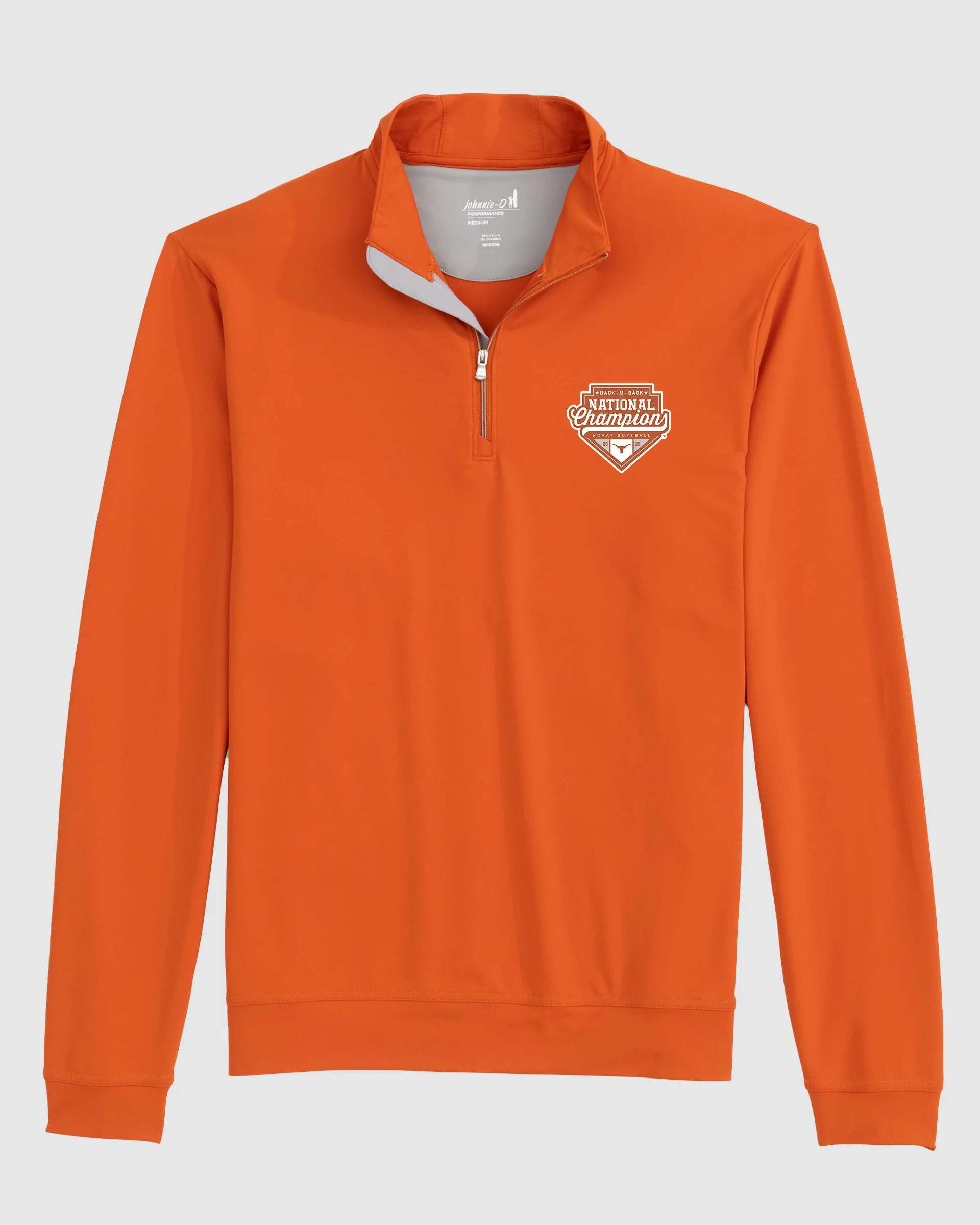 University of Texas Motion Performance 1/4 Zip Pullover - Women's College World Series Championship Logo