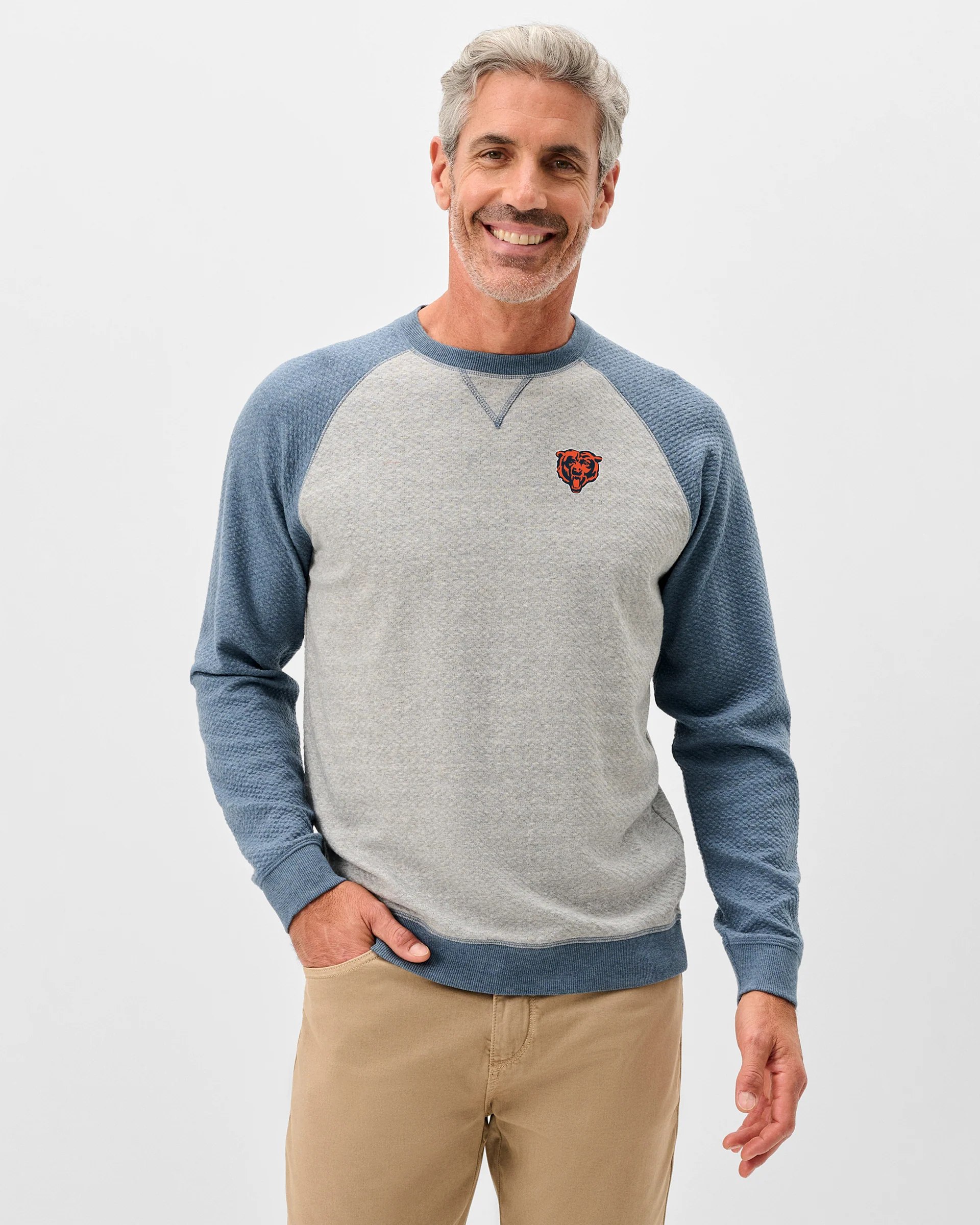 Chicago Bears Weyburn Lakewave Baseball Sweatshirt - Image 2