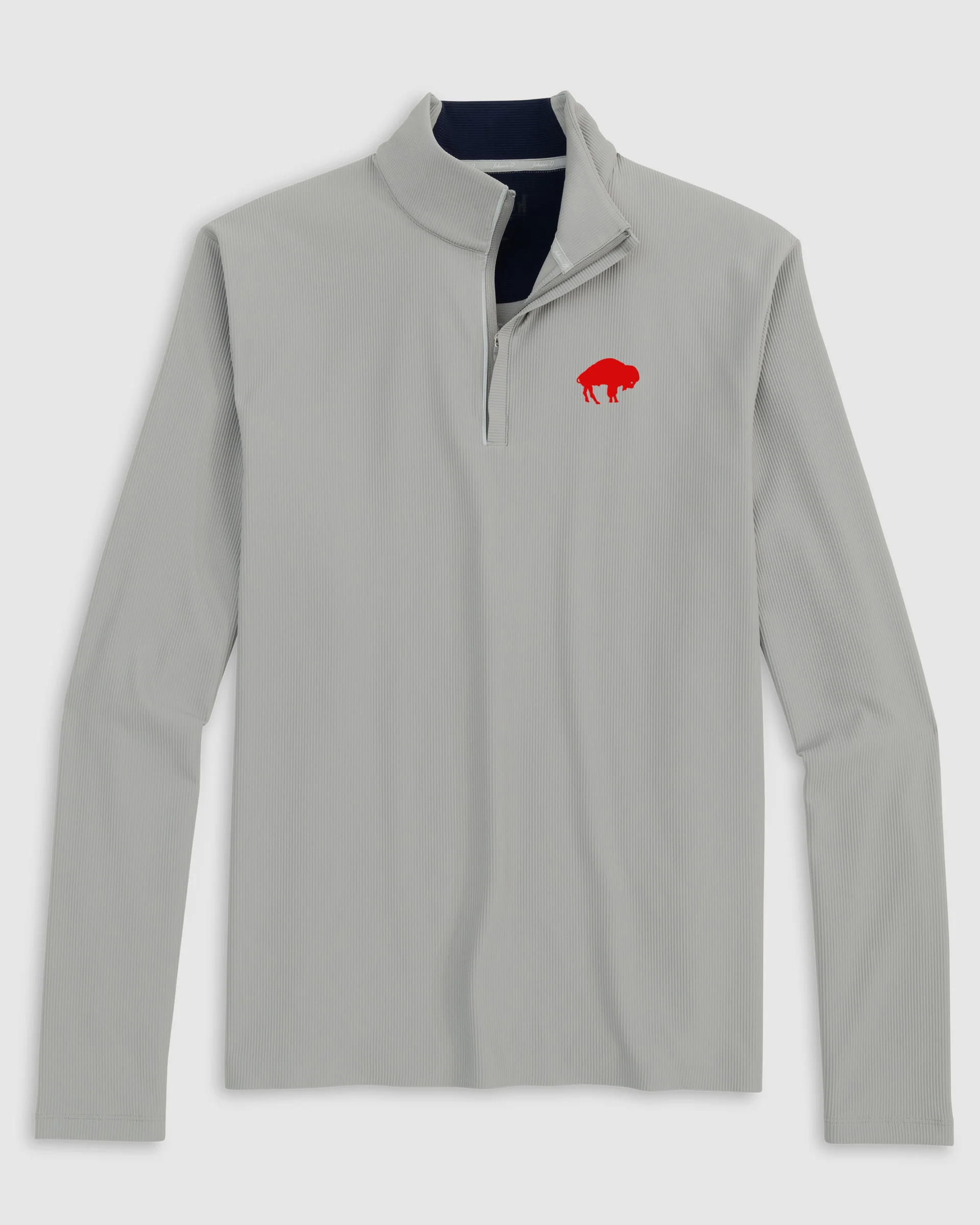 Buffalo Bills Hoppin Performance 1/4 Zip Quarter Zip - Classic Logo - Image 2