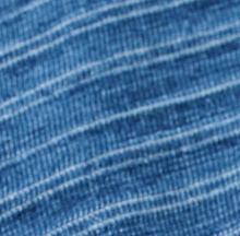 Genova Indigo Striped Jersey 1/4 Zip Pullover - Image 11