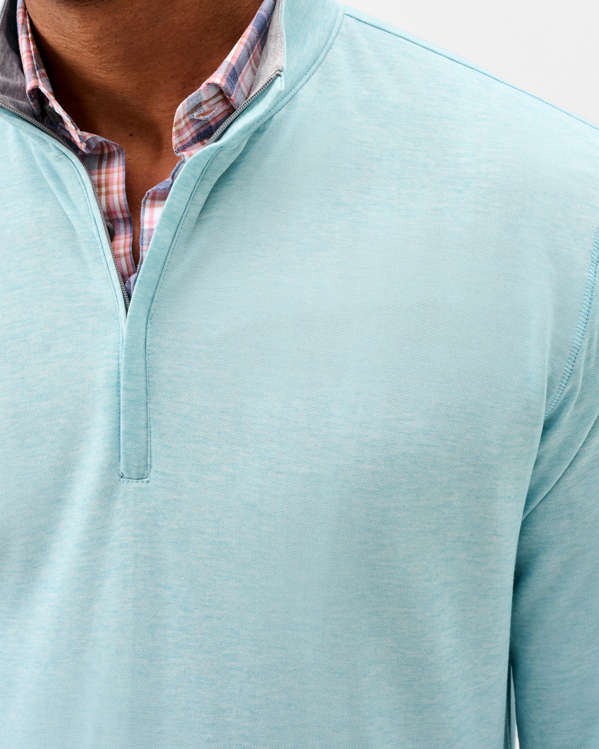 Pircio Dri-Release Heathered 1/4 Zip Pullover - Image 2