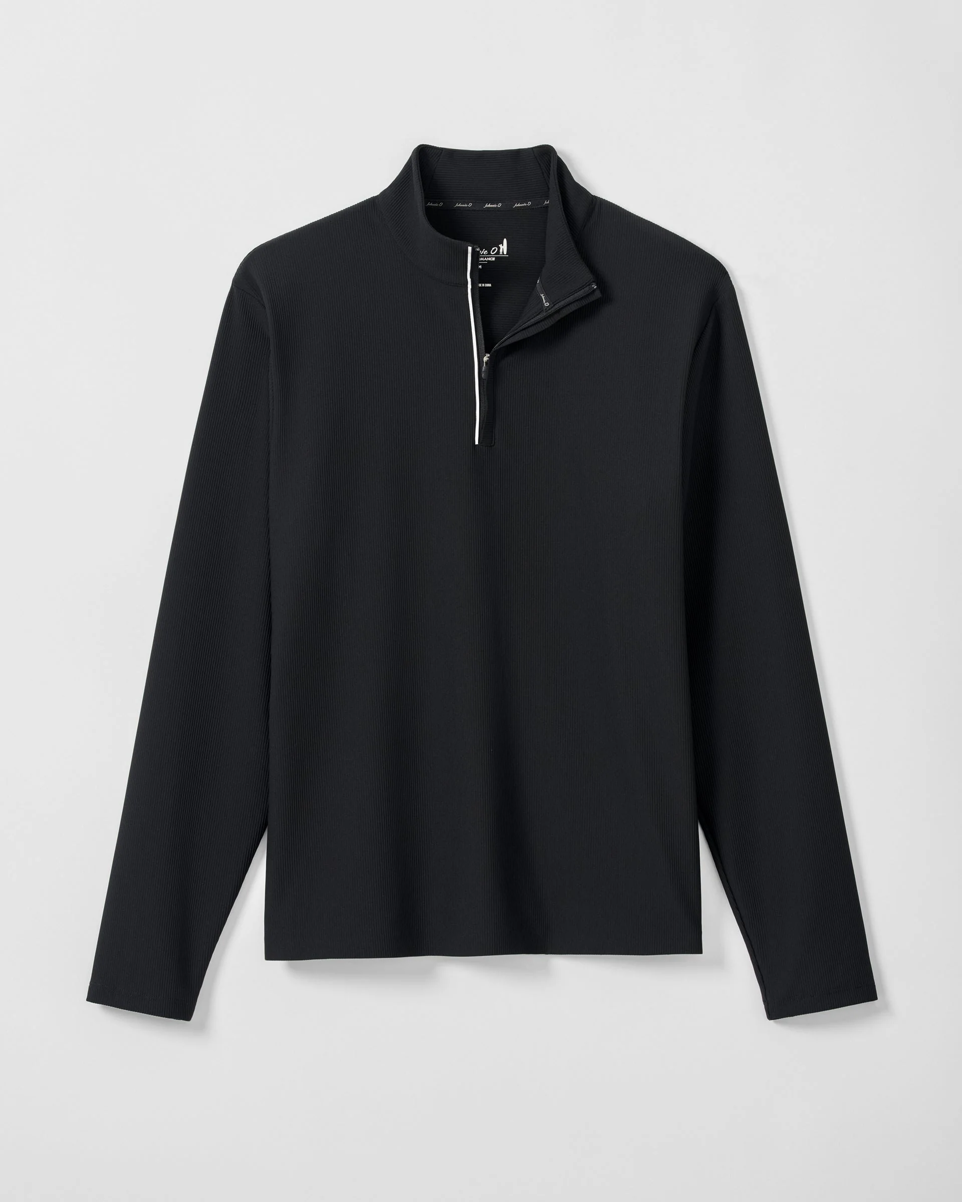 Hoppin Ribbed Knit Performance 1/4 Zip Pullover - Image 5