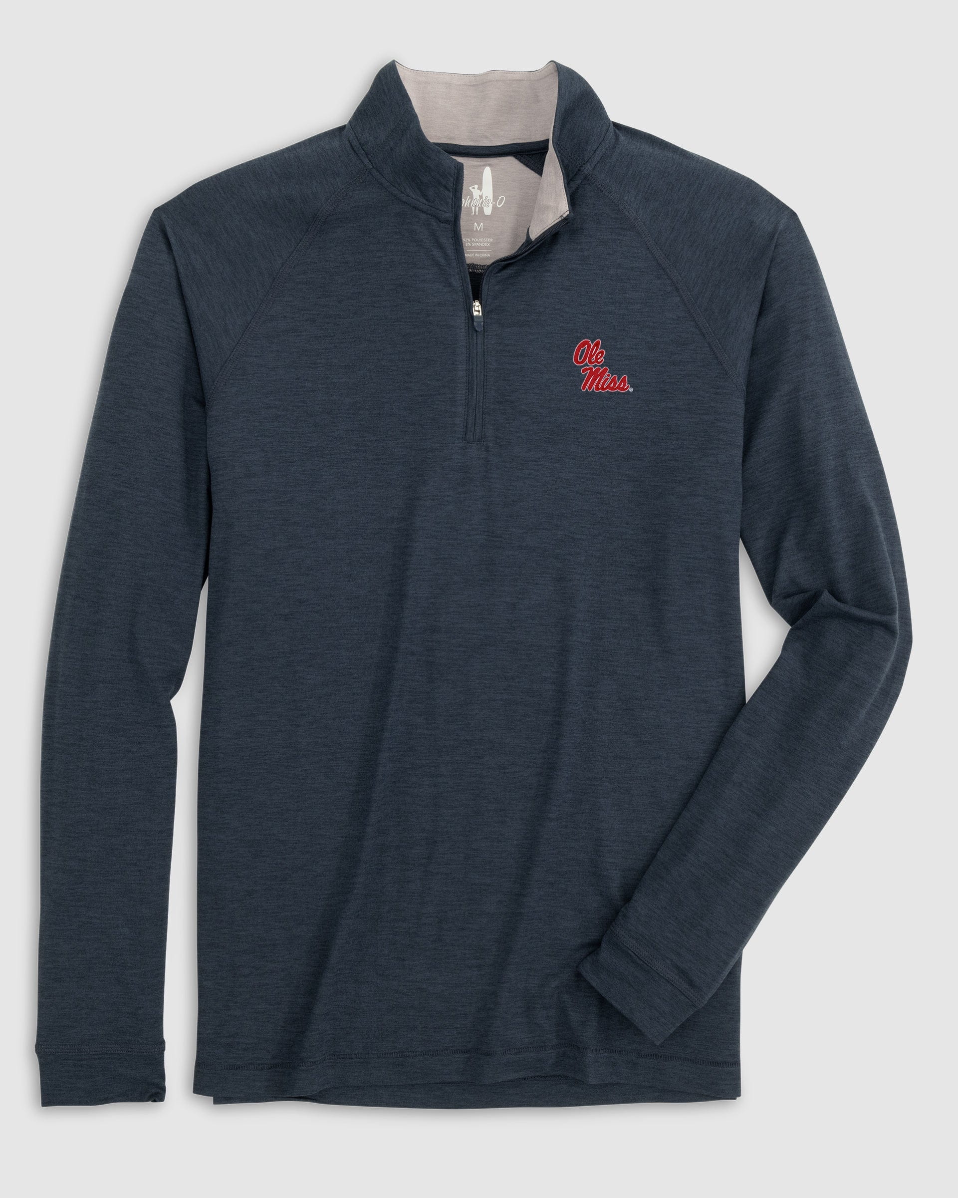 Ole Miss Freeborne Performance 1/4 ZIp - Stacked Logo - Image 4