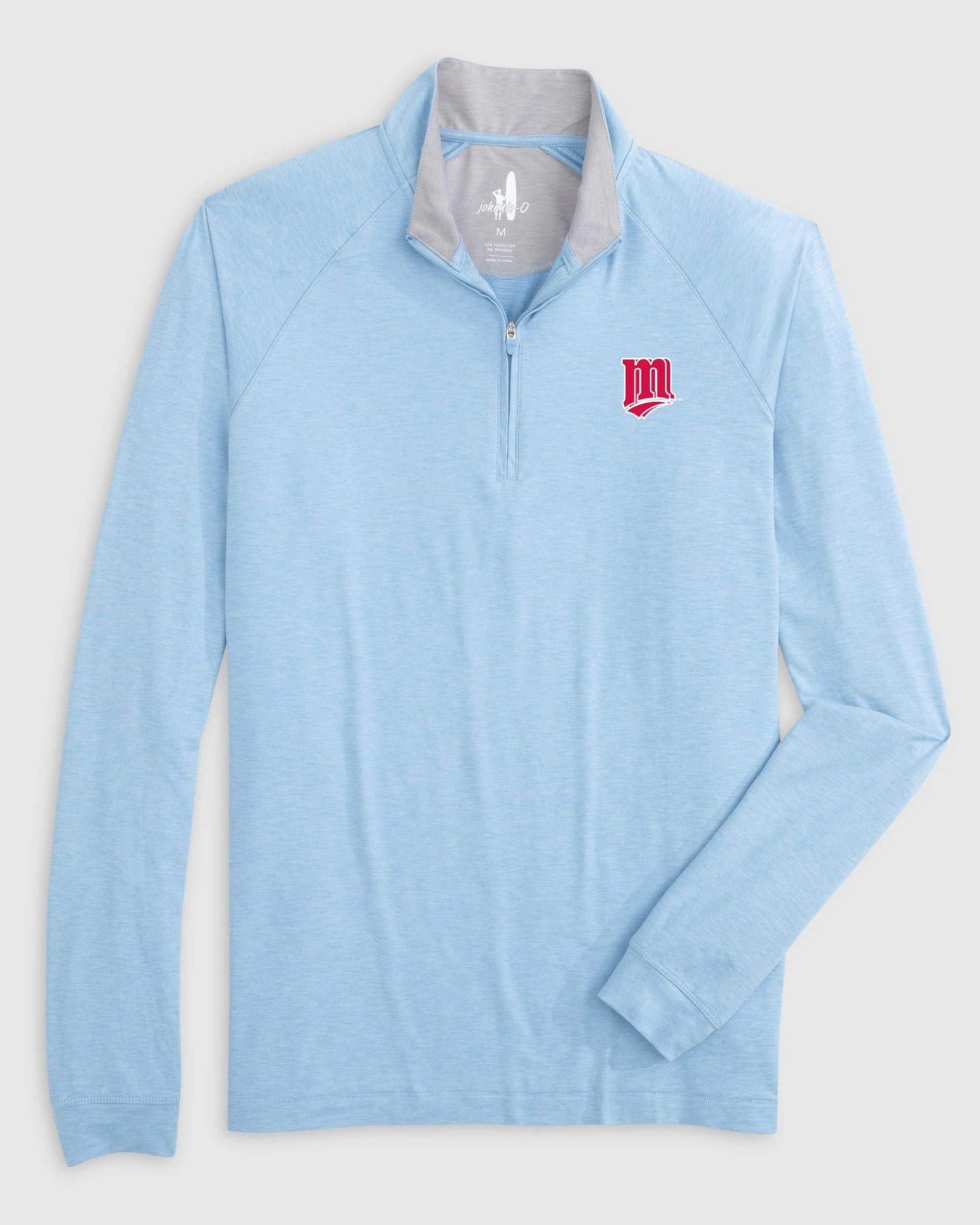 Minnesota Twins Freeborne Performance 1/4 Zip - Cooperstown Logo