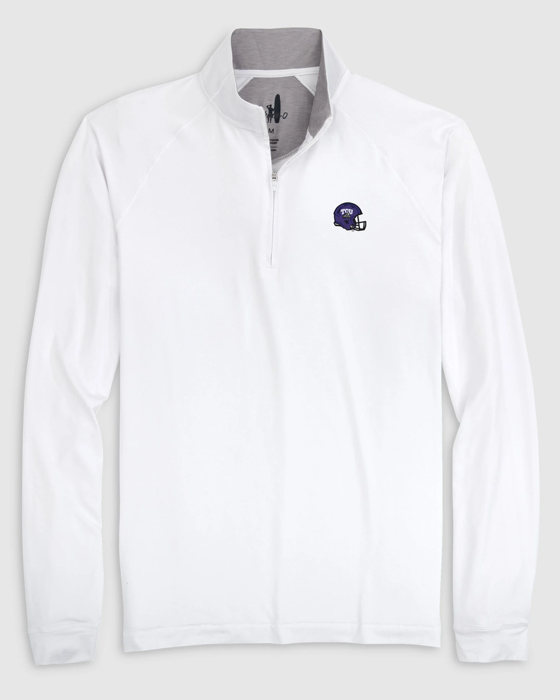 Texas Christian Freeborne Performance 1/4 Zip - Helmet Logo - Image 4