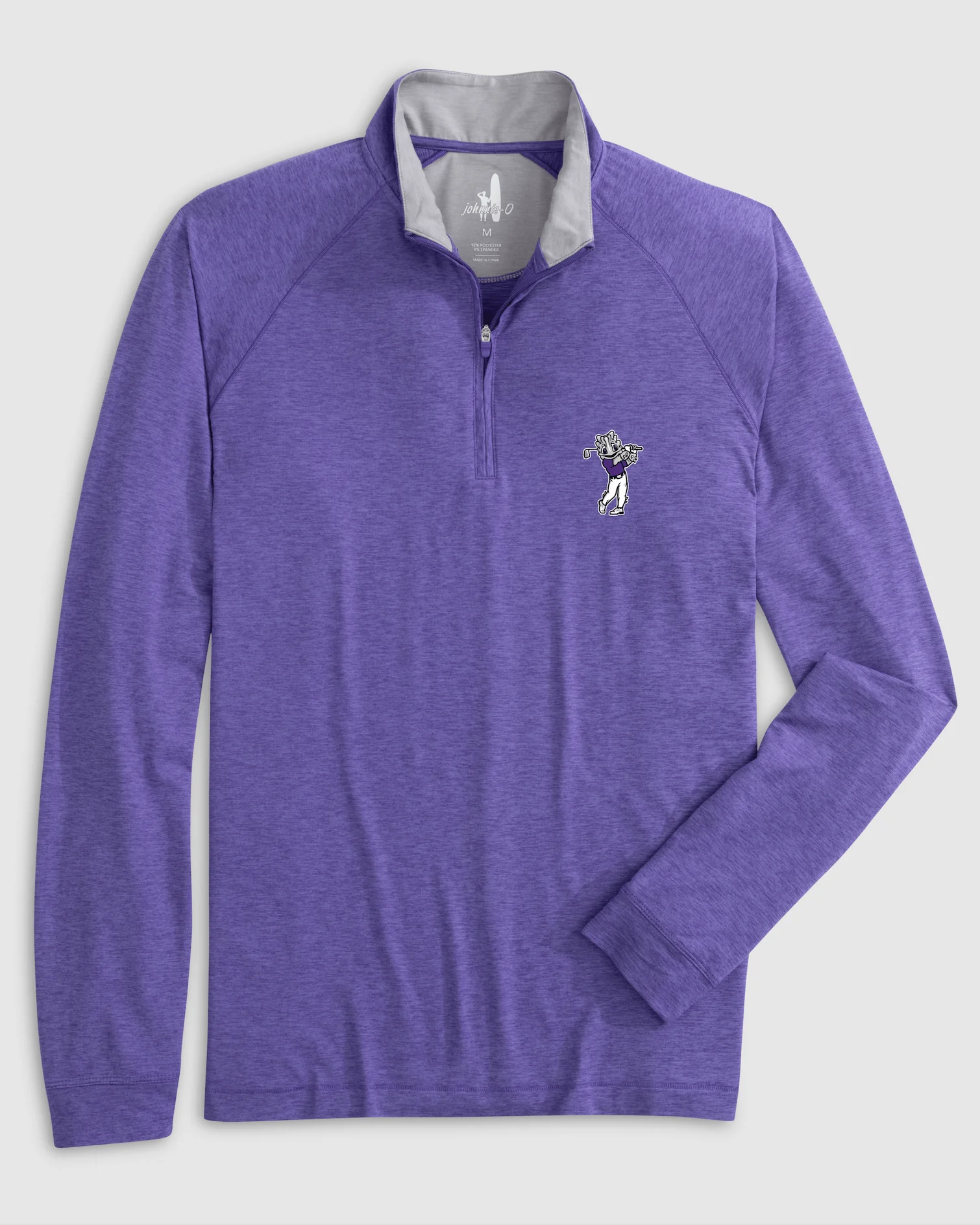 Texas Christian Freeborne Performance 1/4 Zip - Golf Logo - Image 3
