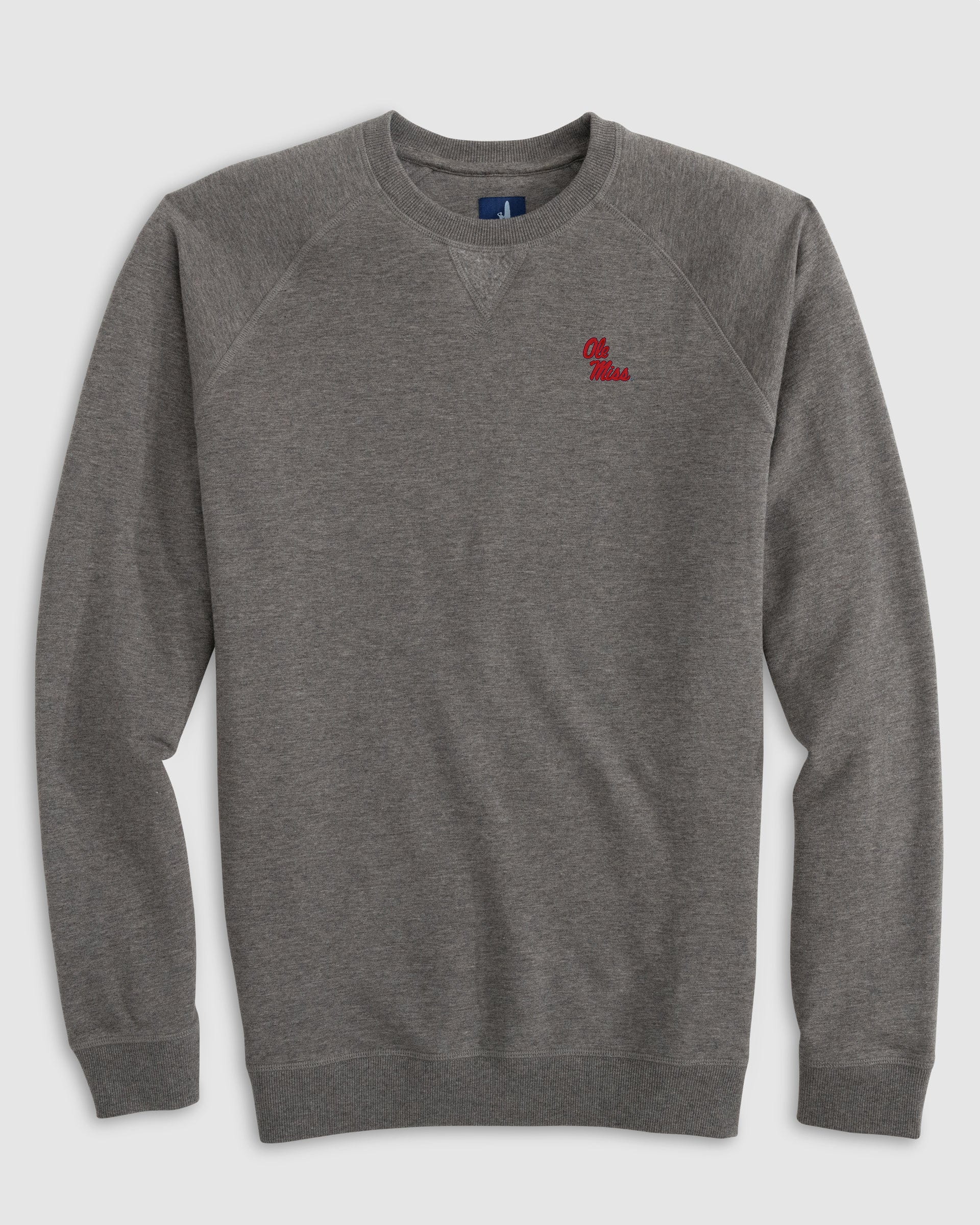 Ole Miss Freeman Crewneck Fleece Sweatshirt - Stacked Logo - Image 3