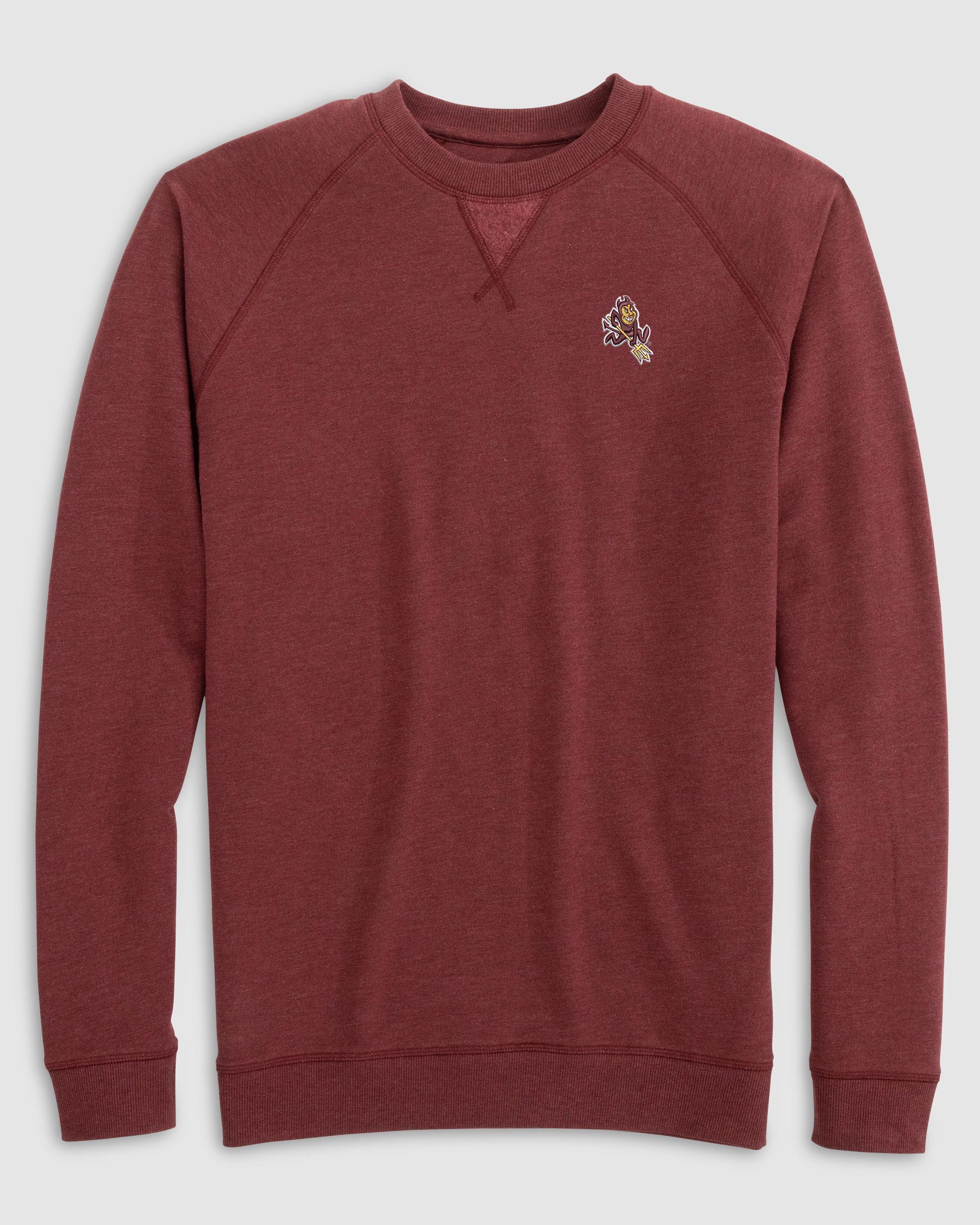 Arizona State University Freeman Crewneck Fleece Sweatshirt - Sparky Logo