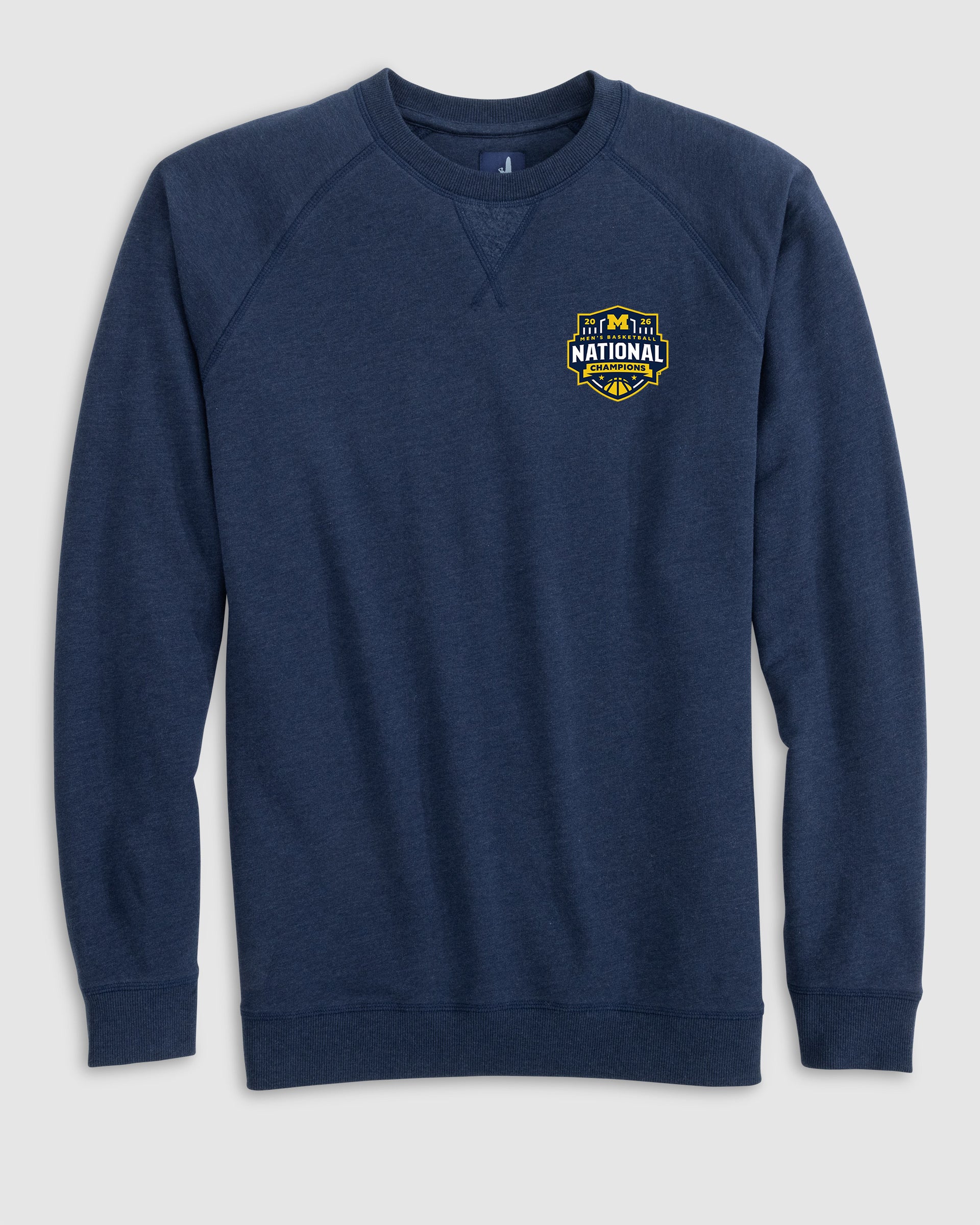 University of Michigan Freeman Crewneck Sweatshirt - 2026 Men's College Basketball Champions Logo