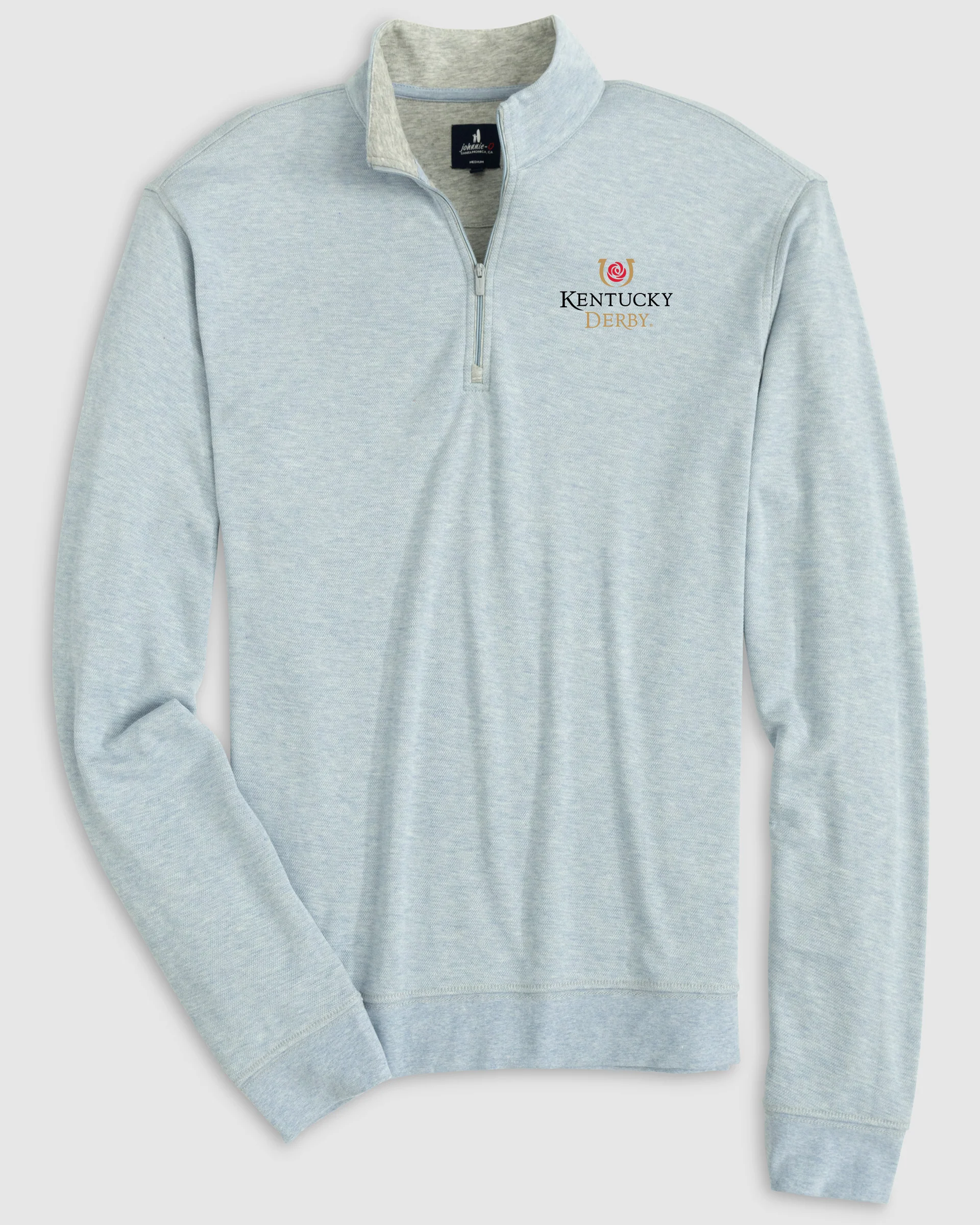 Kentucky Derby Hanks Lightweight Textured 1/4 Zip Pullover - Image 2