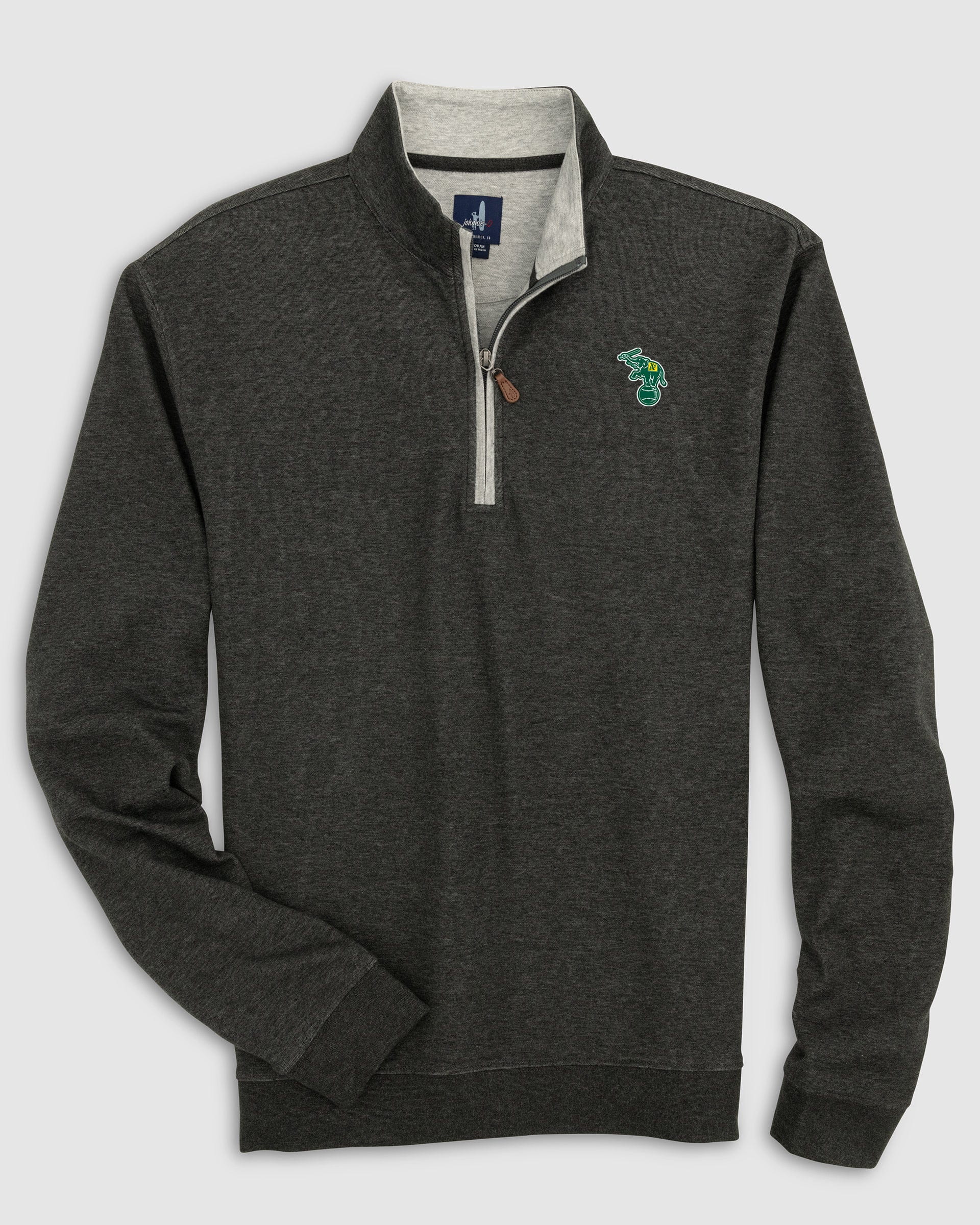 Oakland Athletics Sully 1/4 Zip - Cooperstown Logo - Image 2