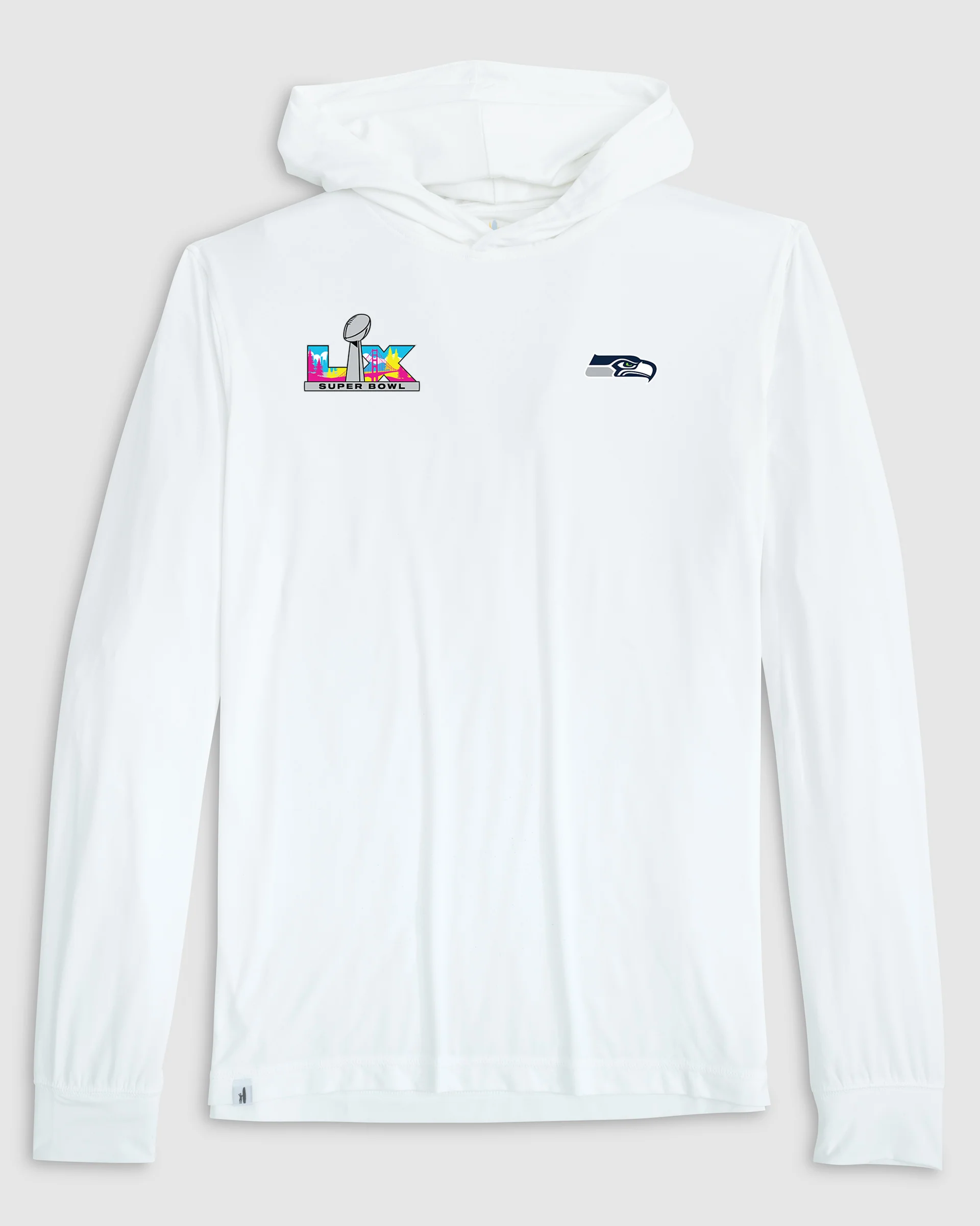 Seattle Seahawks Talon Featherweight Performance Hoodie - Super Bowl LX Logo - Image 2